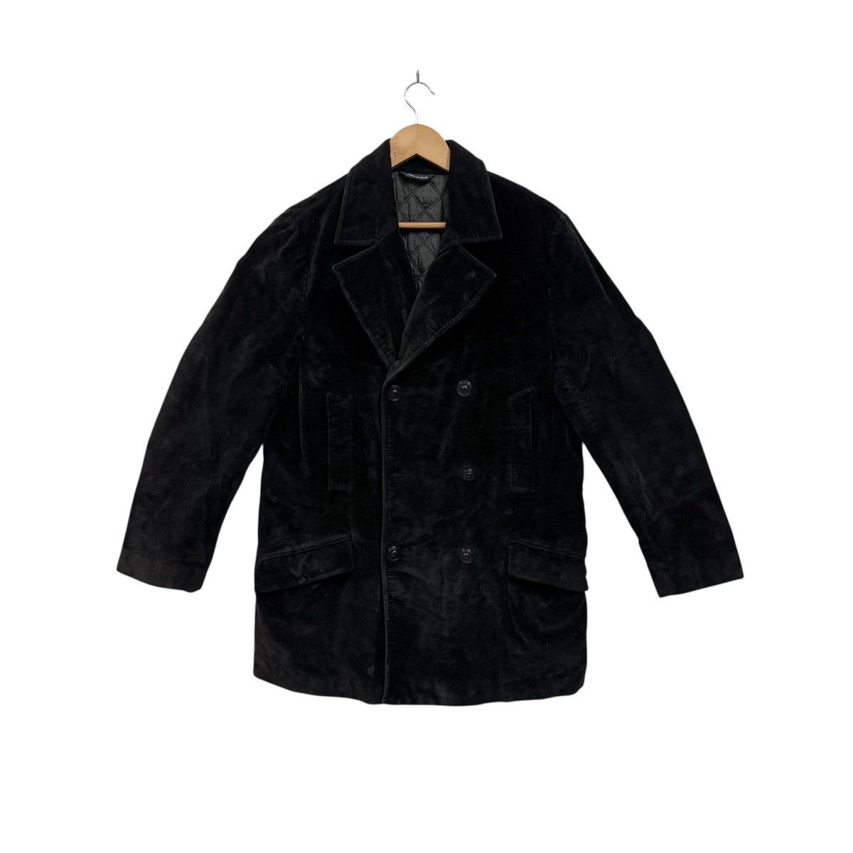 Versace Vintage Gianni Versace VERSUS Velvet Coat Jacket Size US L / EU 52-54 / 3 - 1 Thumbnail