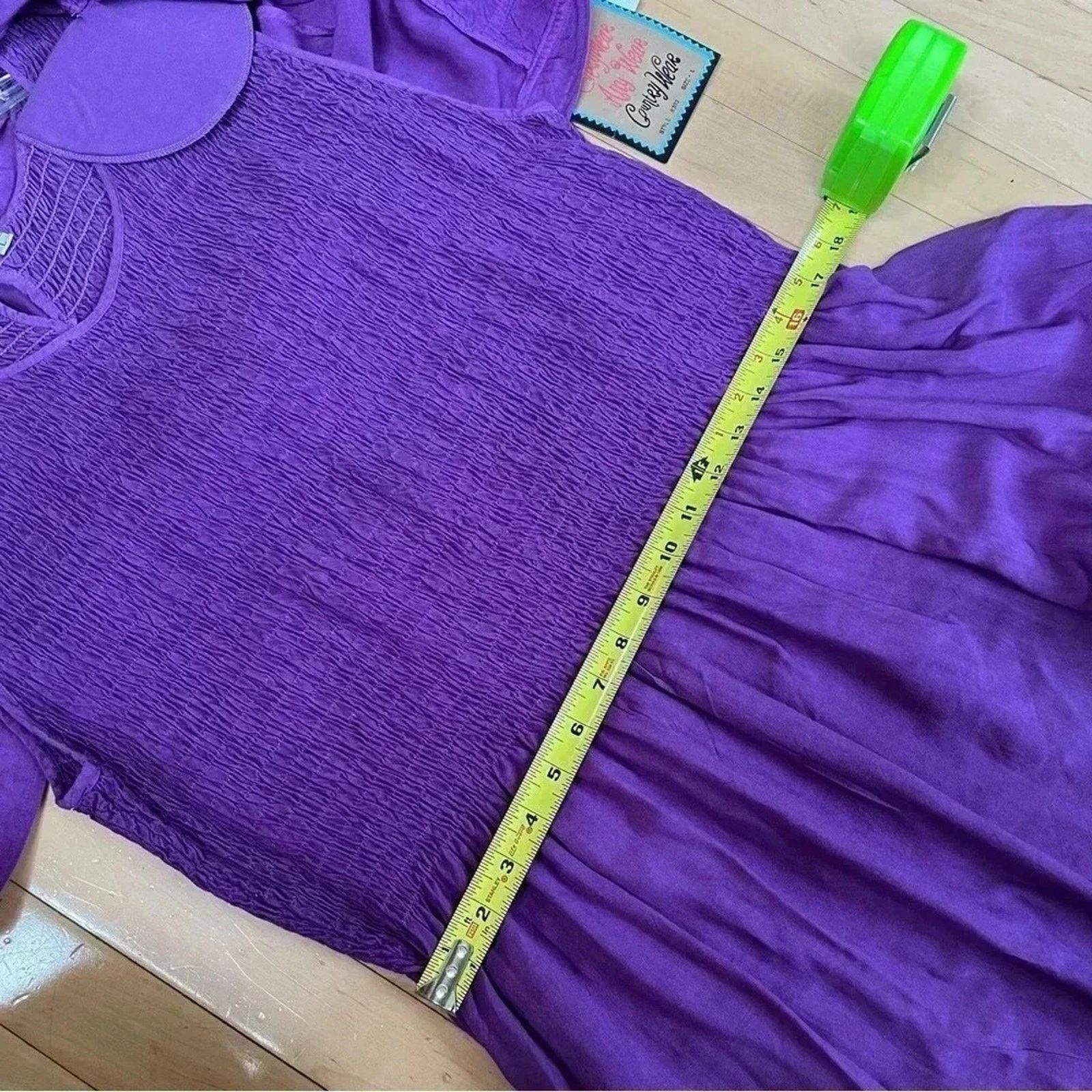 Other Country Wear Casuals NWT Vintage Purple Maxi Dress w/ Shirt Size L / US 10 / IT 46 - 13 Thumbnail