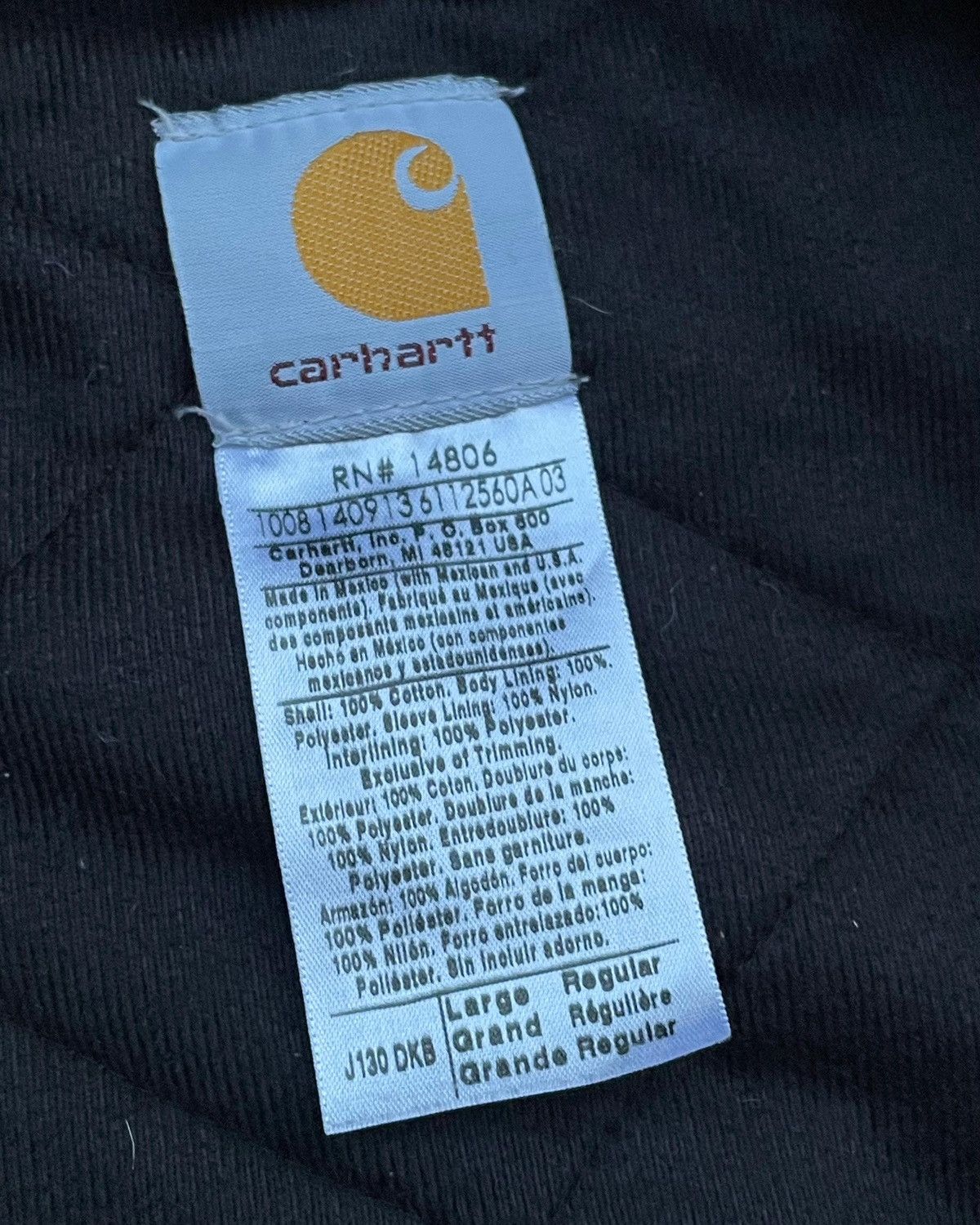 Carhartt Vintage Active Carhartt Jacket J130 - DKB🍫 Size US L / EU 52-54 / 3 - 6 Thumbnail