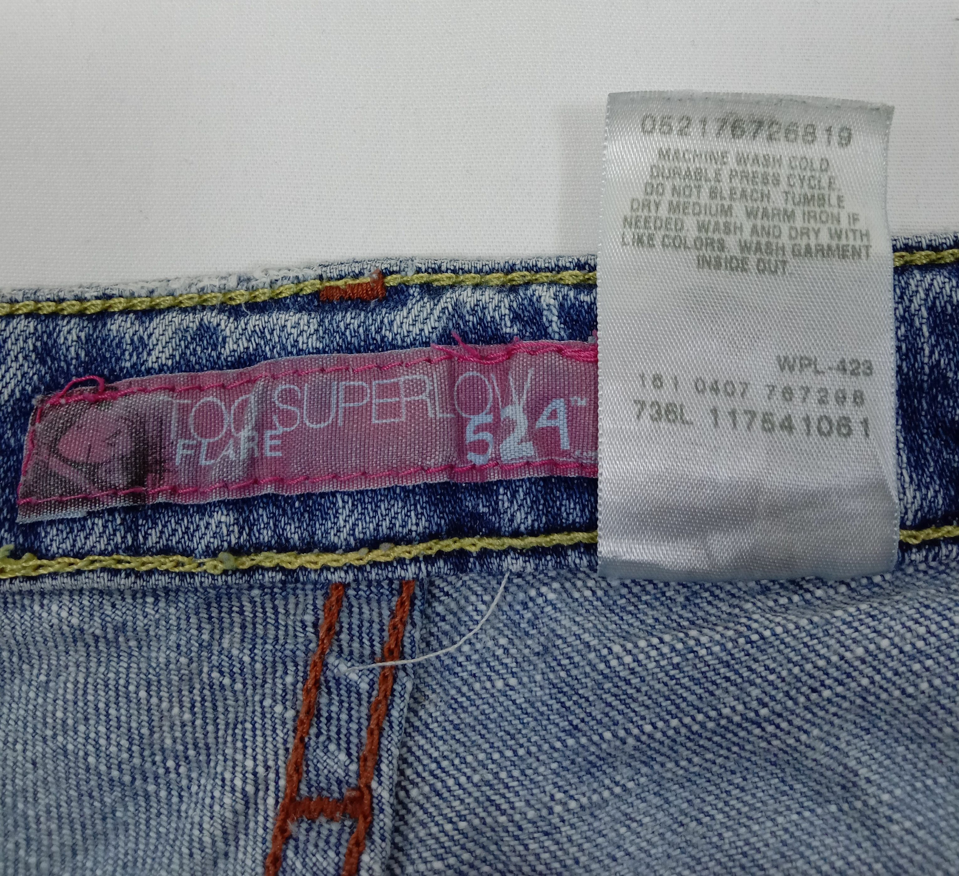Levi's Vintage Levi's 524 Flare Jeans Light Wash Denim Size 31" - 11 Thumbnail