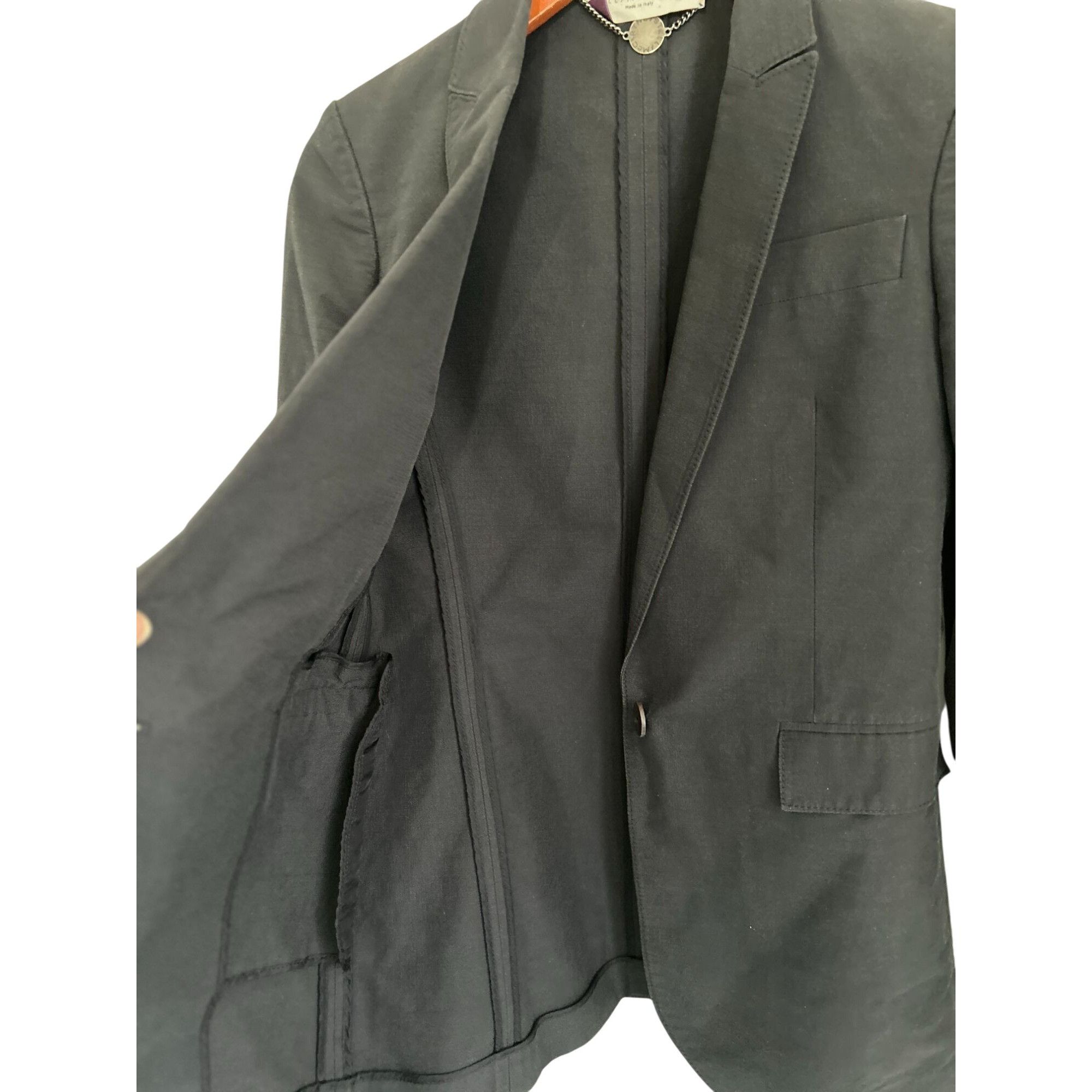 Stella McCartney Stella McCartney Blazer Charcoal Grey Single-Breasted Jacket Size XS / US 0-2 / IT 36-38 - 8 Thumbnail
