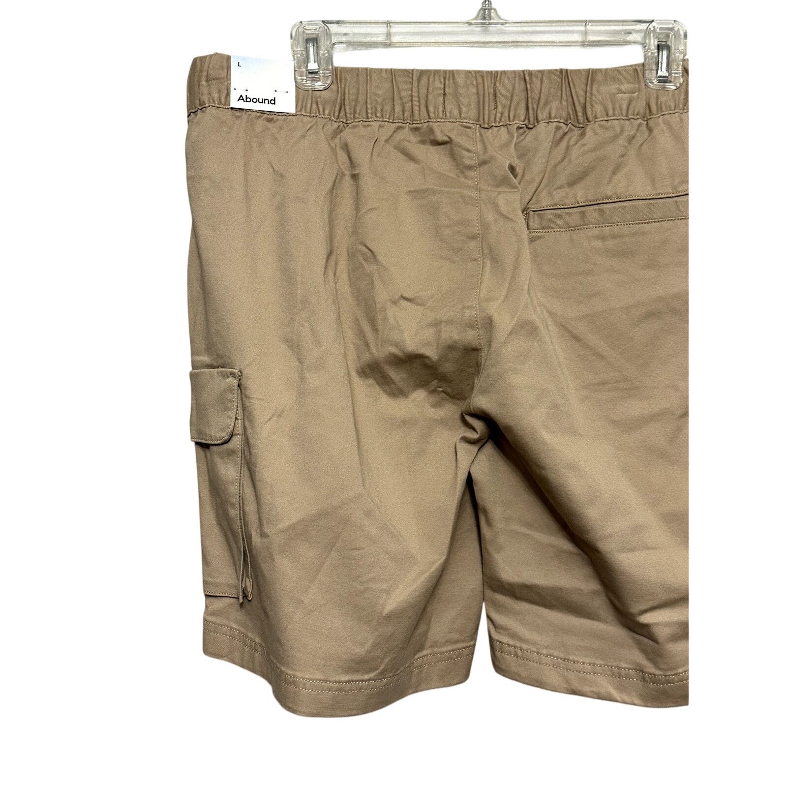 Other Abound Shorts Cargo Drawstring Elastic Tan/Khaki Men's L NWT Size US 34 / EU 50 - 5 Thumbnail