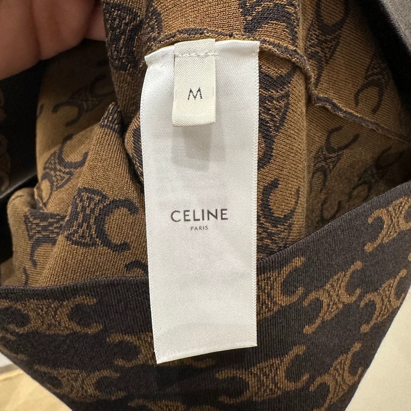 Celine Celine all over Triomphe logo cami dress M silk Size M / US 6-8 / IT 42-44 - 4 Thumbnail