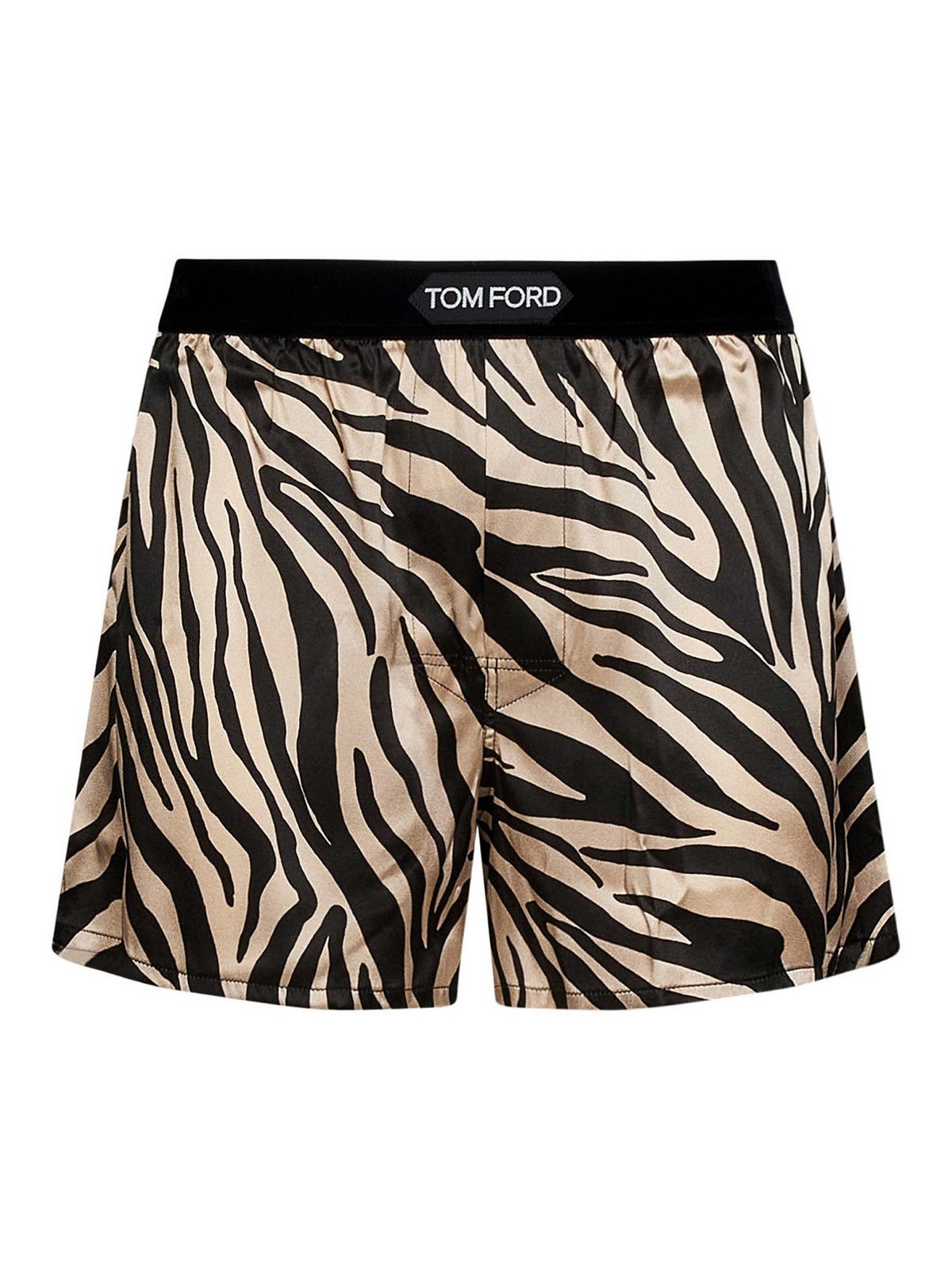 Tom Ford o1y0425 Size: XS / Logo Boxer in Beige/Black Size ONE SIZE - 1 Thumbnail