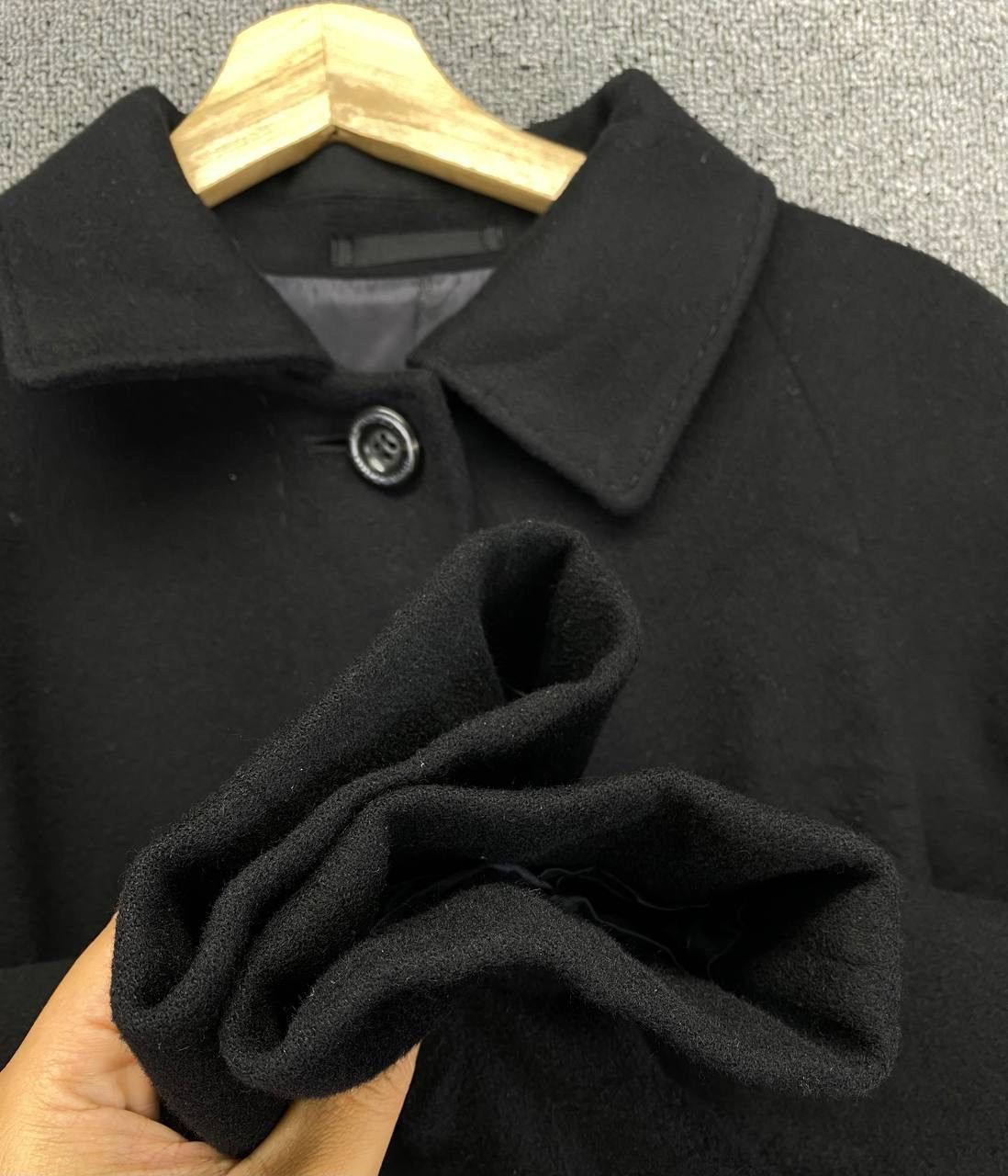 Burberry Vintage Burberry London Black Cashmere Long Jacket Size S / US 4 / IT 40 - 15 Thumbnail