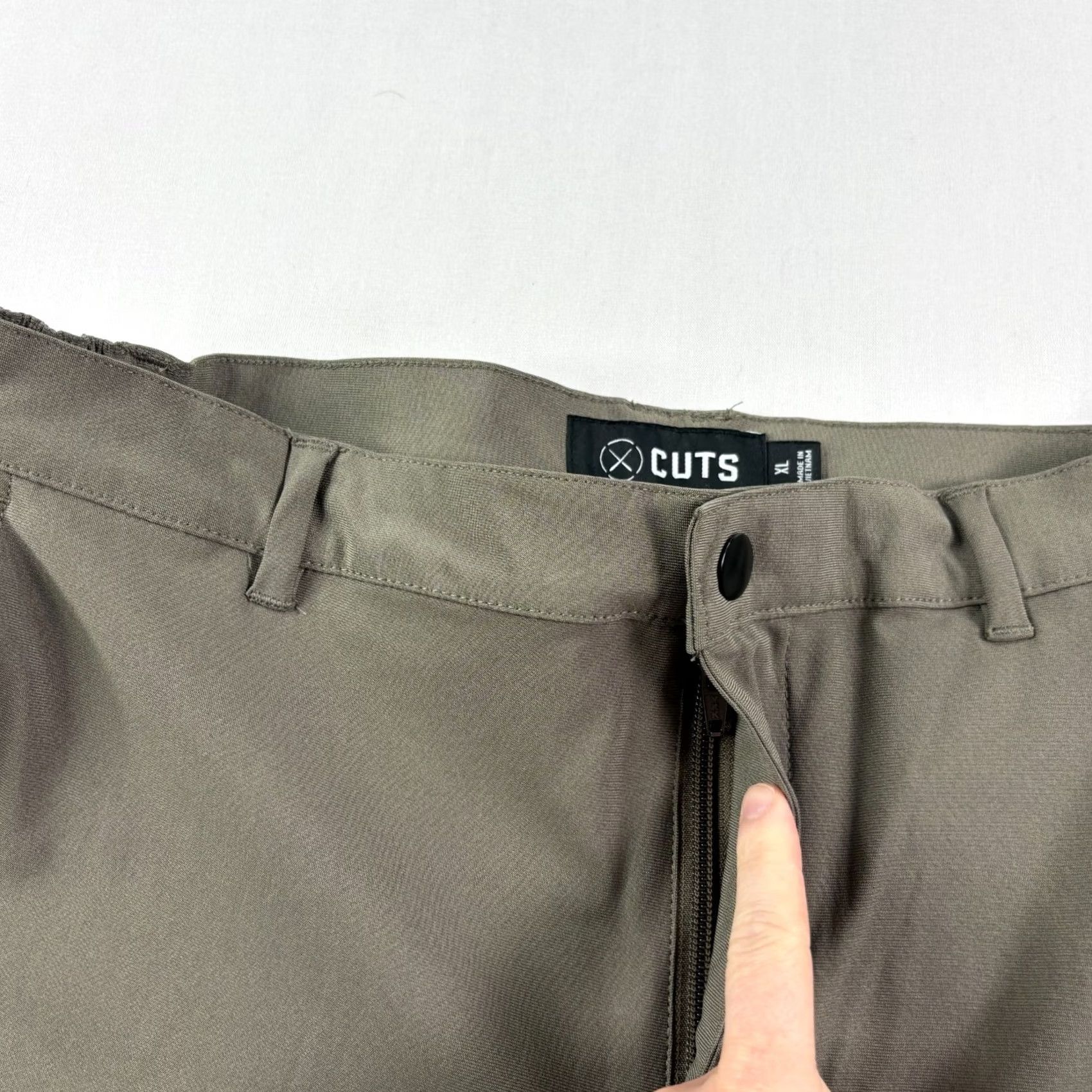 Cuts Cuts Pants Mens XL Brown Jogger Athleisure Stretch Tapered AO Size US 36 / EU 52 - 2 Thumbnail