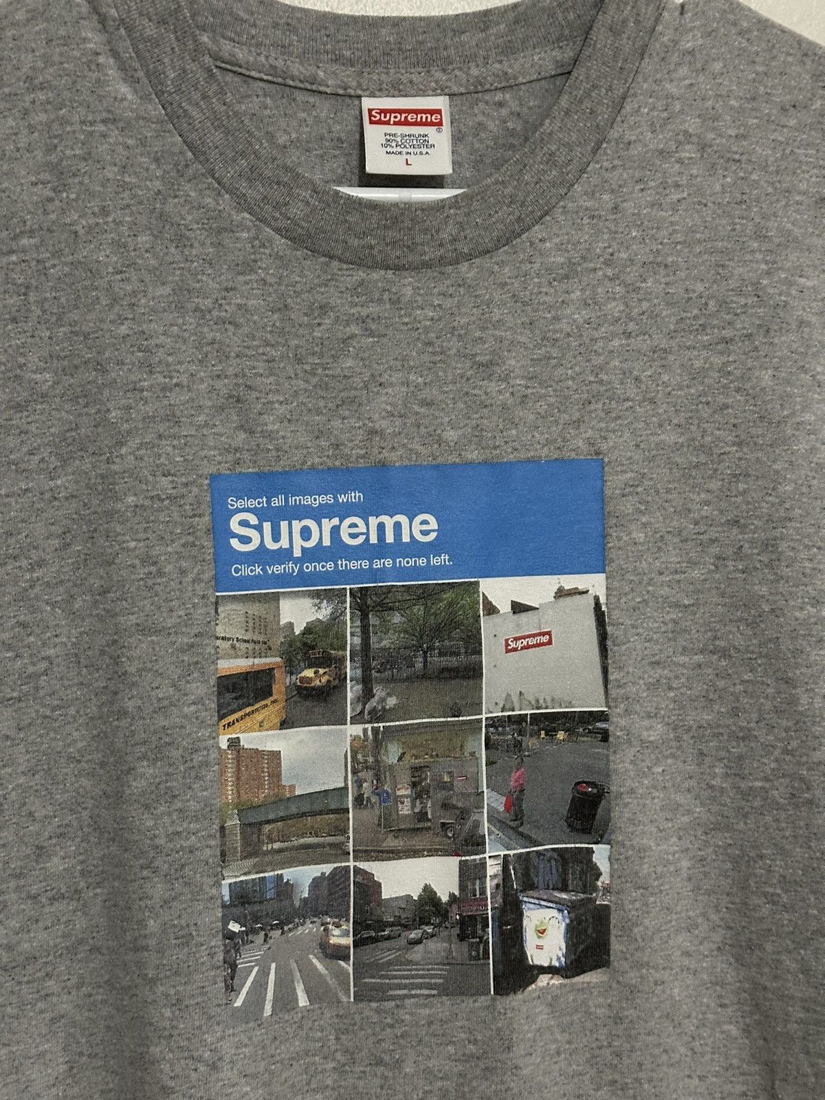 Supreme Supreme Verify Tee Size US L / EU 52-54 / 3 - 2 Thumbnail