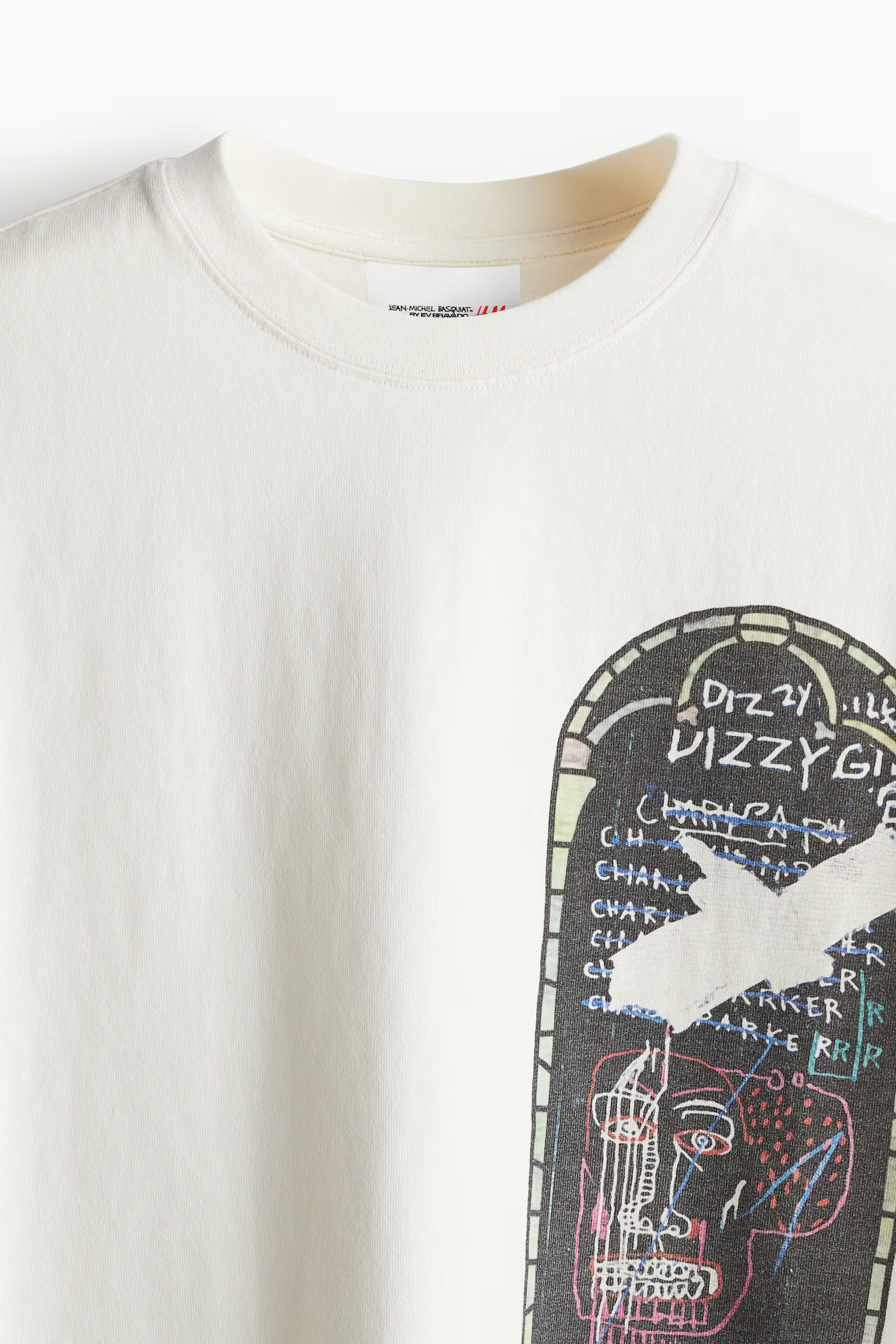H&M × Jean-Michel Basquiat × Who Decides War Who Decides War x Basquiat Oversized T-shirt Size US S / EU 44-46 / 1 - 2 Thumbnail