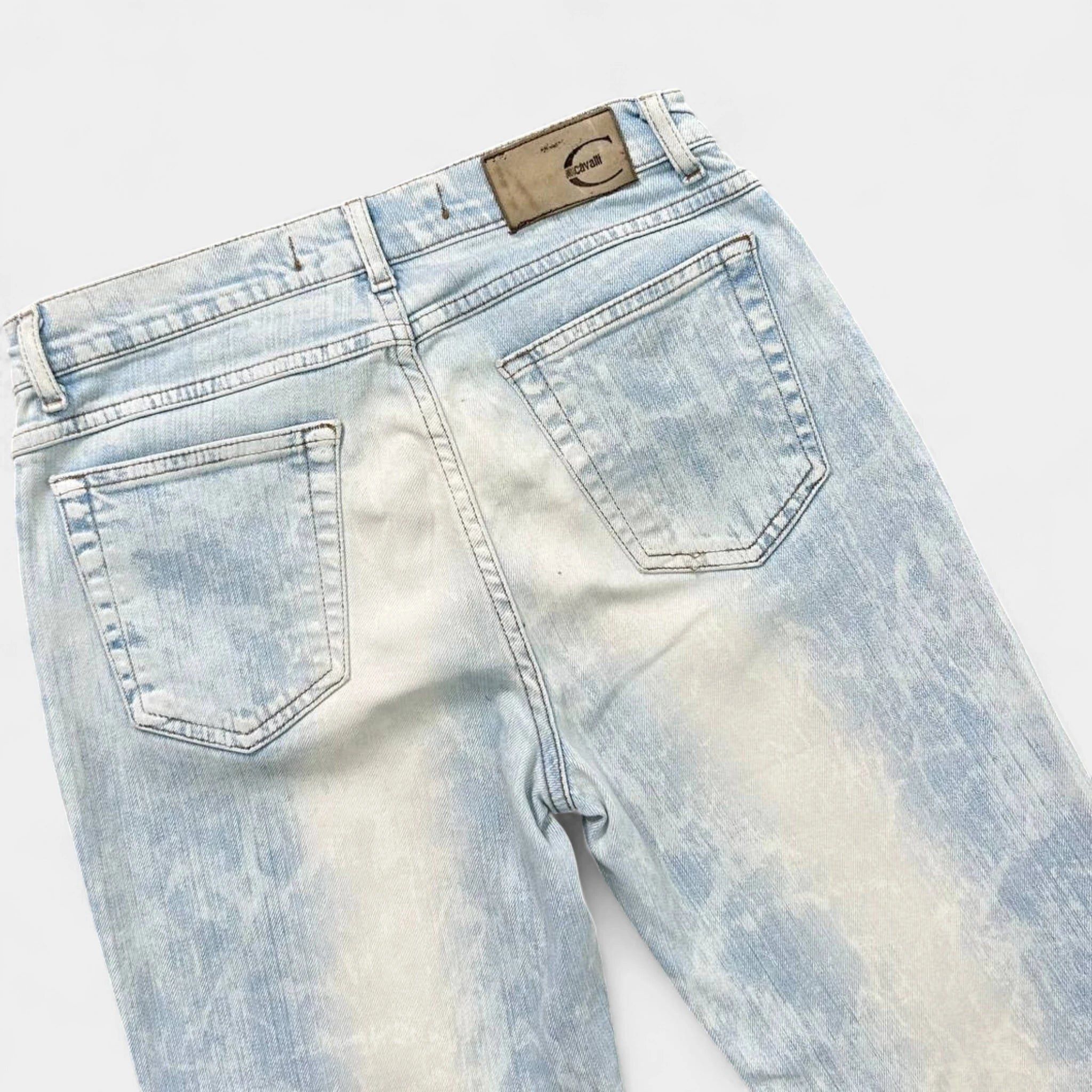 Just Cavalli Just Cavalli Marble Effect Denim Pants Size 28" / US 6 / IT 42 - 6 Thumbnail