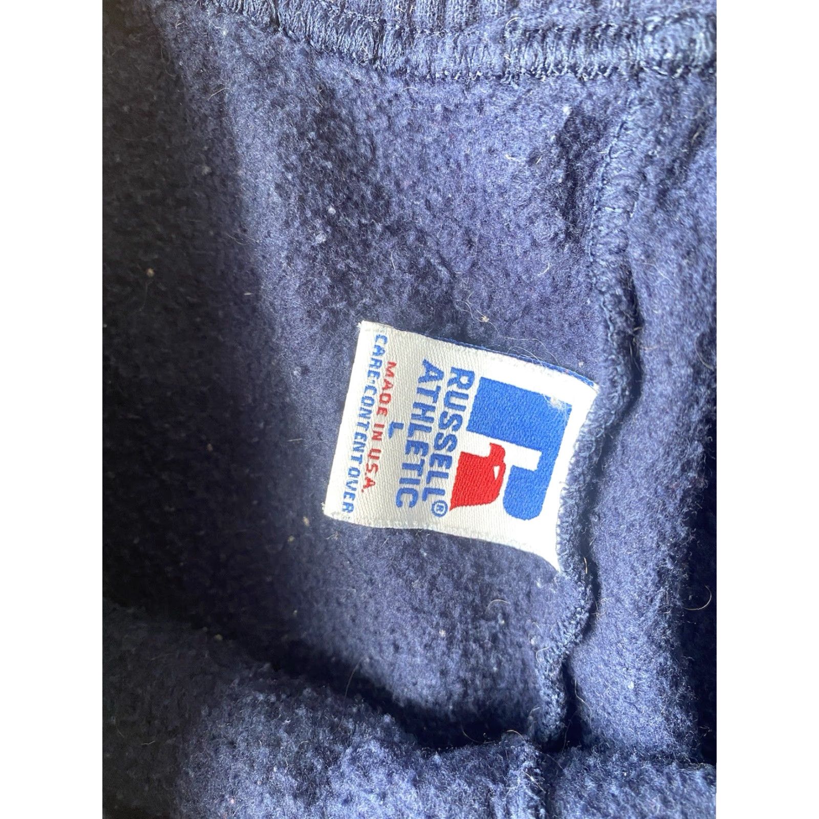 Russell Athletic VINTAGE Russell Athletic Sweatpants Mens L Blue Elastic Waistband 90s Size Large Size US 33 - 2 Thumbnail