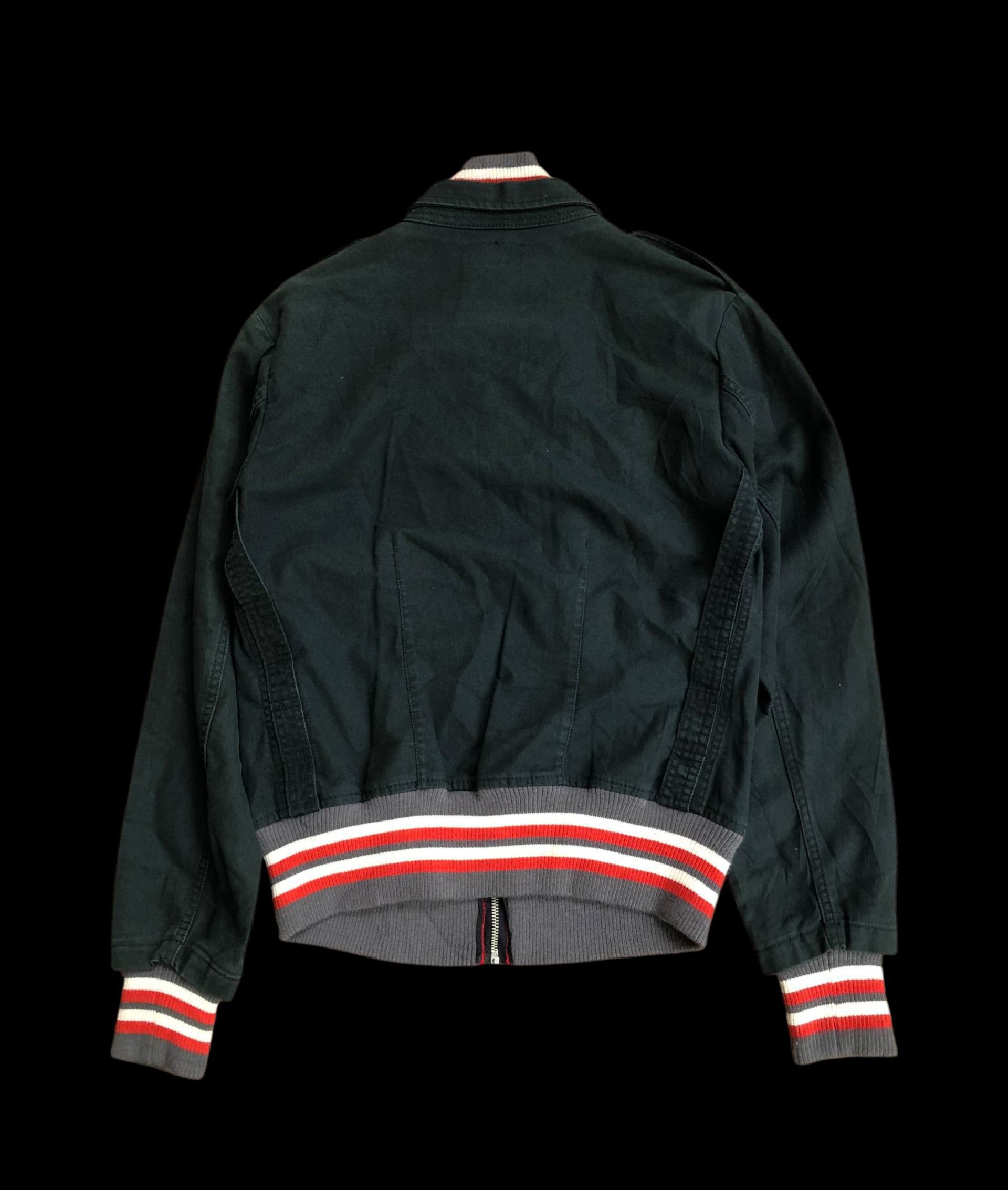 If Six Was Nine 2000s Power to People Bomber Zipper Vkei Style Y2k Japanese Size US M / EU 48-50 / 2 - 2 Thumbnail