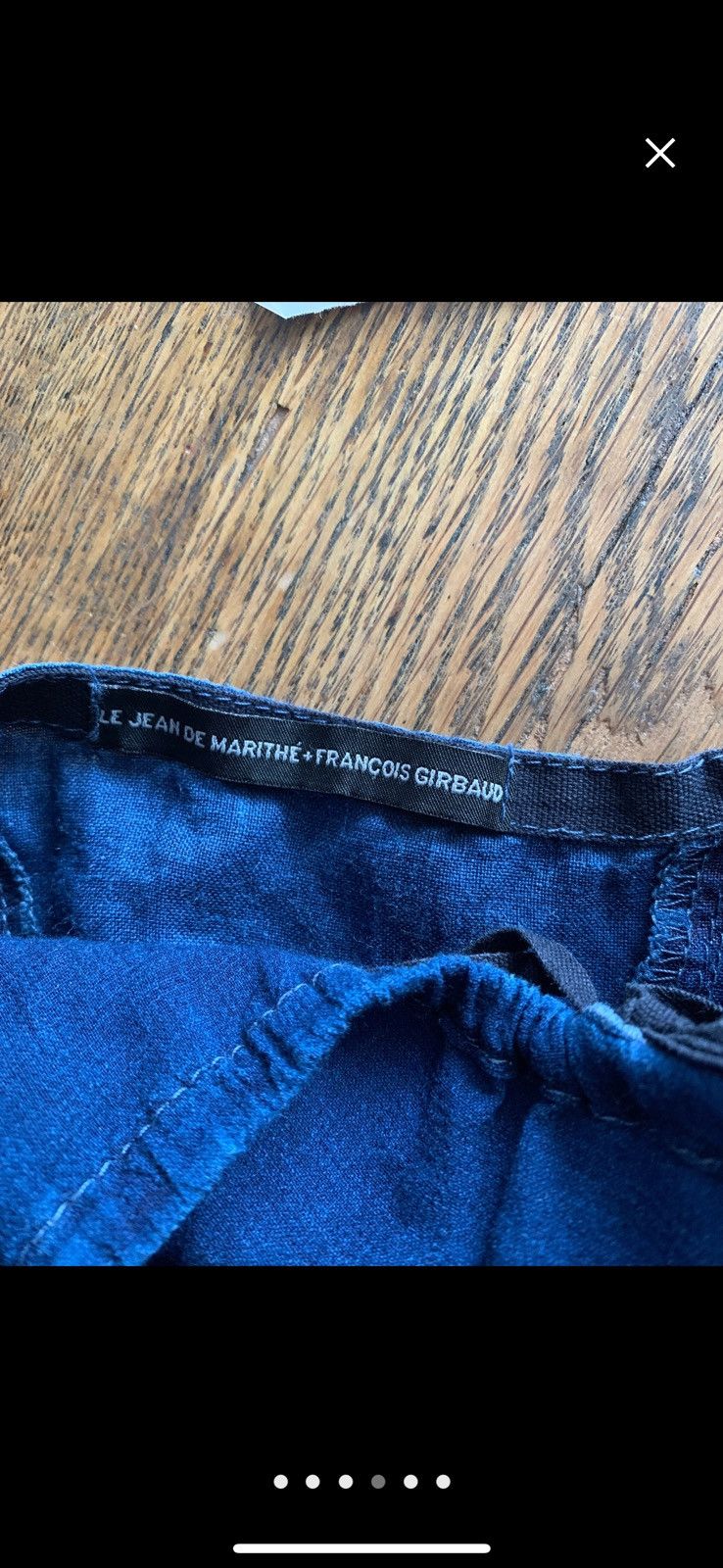 Marithe + Francois Girbaud denim linen dress Size XS / US 0-2 / IT 36-38 - 4 Thumbnail