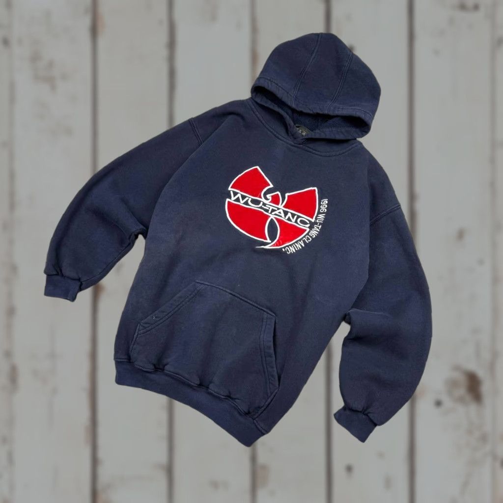 Vintage VINTAGE Wu Tang Clan Hoodie Men M Blue Hip Hop Band Rap Tour Wu Tang Clan 1996 Hoodie Mens Size US M / EU 48-50 / 2 - 1 Thumbnail