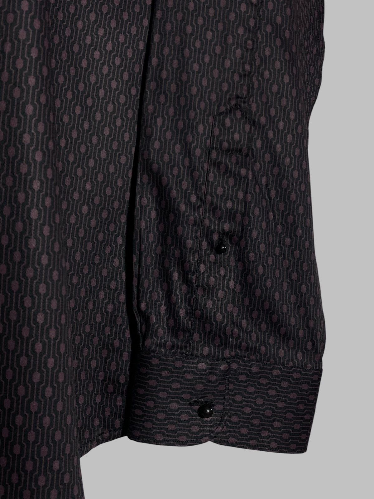 Diesel 🔥 DIESEL BLACK GOLD TECH PATTERN SHIRT Y2K MINIMAL LUXE Size US L / EU 52-54 / 3 - 8 Thumbnail