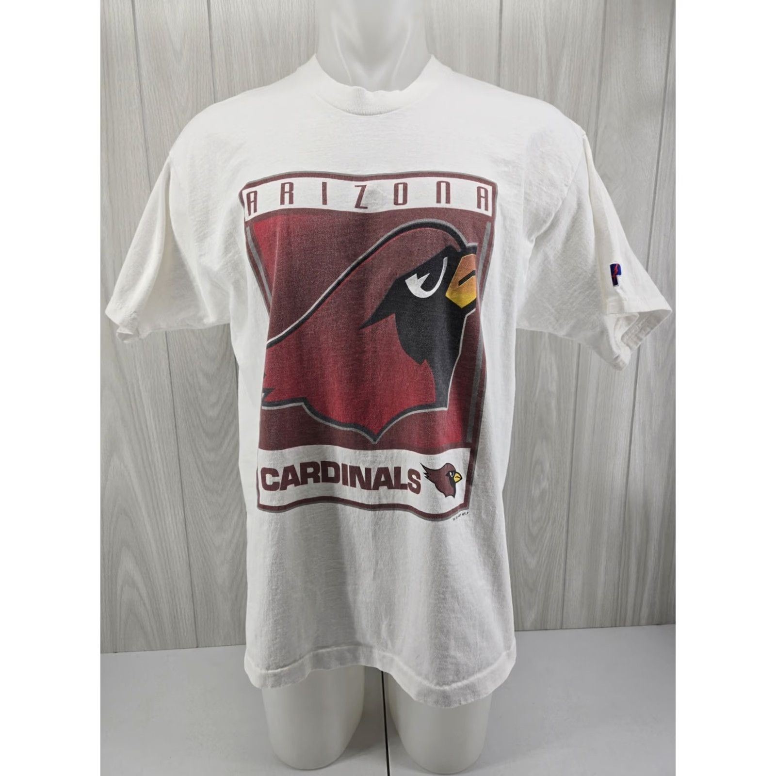 Pro Player VINTAGE Pro Player Football Graphic Tee White XL Arizona Cardinals Shirt Men Size US XL / EU 56 / 4 - 2 Thumbnail