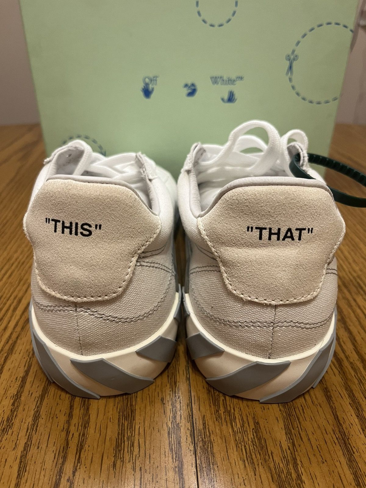 Off-White Off-White Vulcanized Low-Top Sneaker Size US 8 / EU 41 - 5 Thumbnail
