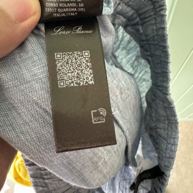 Loro Piana LORO PIANA Gray linen shorts Size 26" / US 2 / IT 38 - 6 Thumbnail