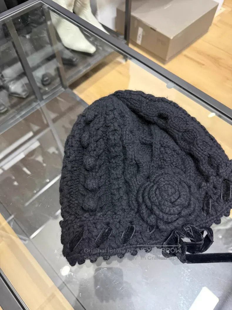 Comme des Garcons Comme Des Garcons Knitted wool hat| Size ONE SIZE - 3 Thumbnail