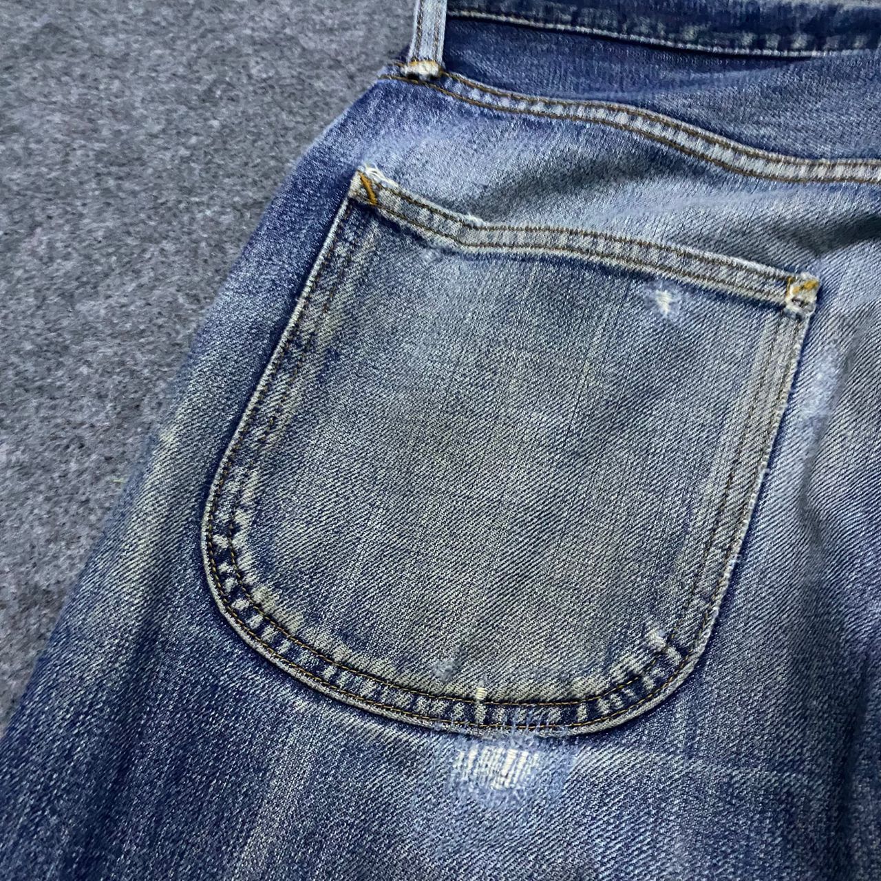 If Six Was Nine Vintage Standard California Selvegde Distressed Denim Size US 32 / EU 48 - 9 Thumbnail