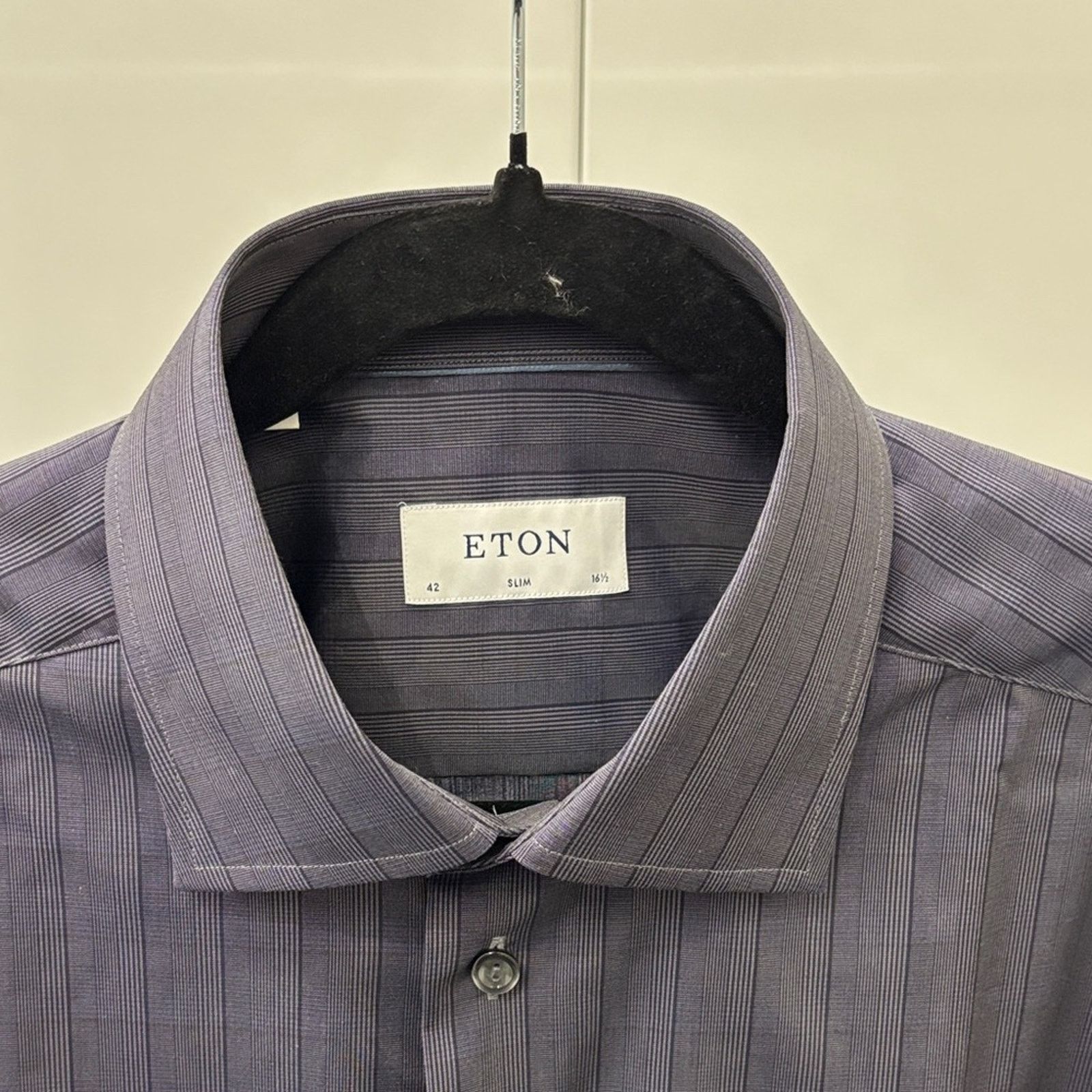 Eton NWT Eton Men's Classic Purple Dress Shirt Size 42 Large Size US L / EU 52-54 / 3 - 1 Thumbnail