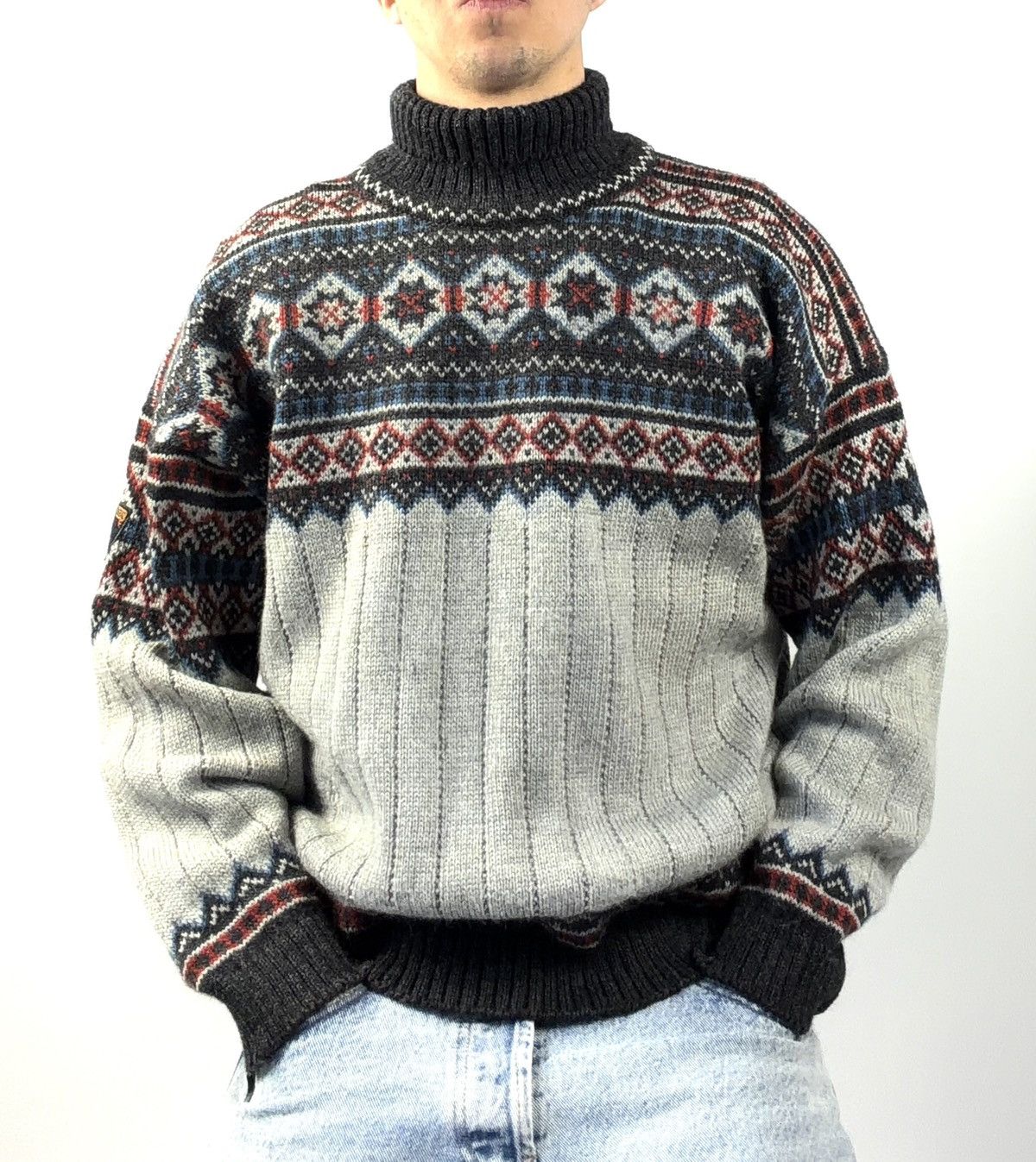 Dale Of Norway 1996 Dale of Norway Archive Sierra Nevada Knit Sweater Rare Size US L / EU 52-54 / 3 - 3 Thumbnail