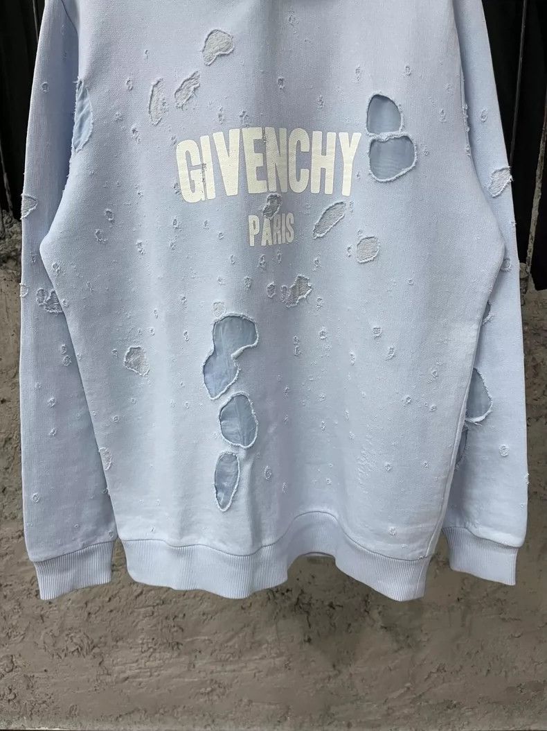 Givenchy Givenchy Distressed Hoodie Size US XS / EU 42 / 0 - 4 Thumbnail