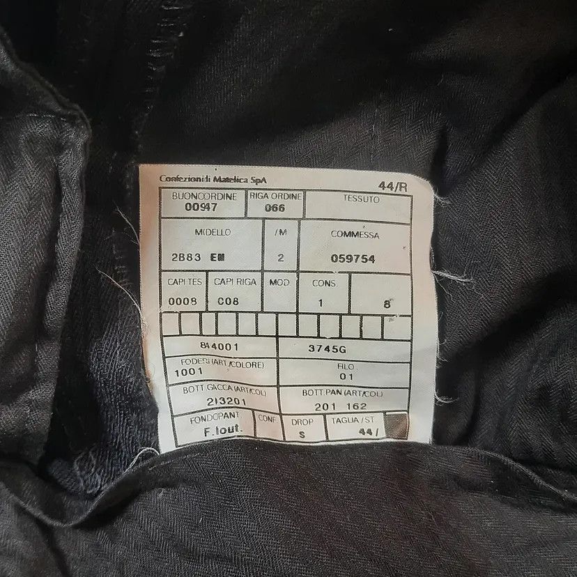 Armani Collezioni Armani Collezioni Striped Wool Blend Loose Trouser Size US 28 / EU 44 - 6 Thumbnail