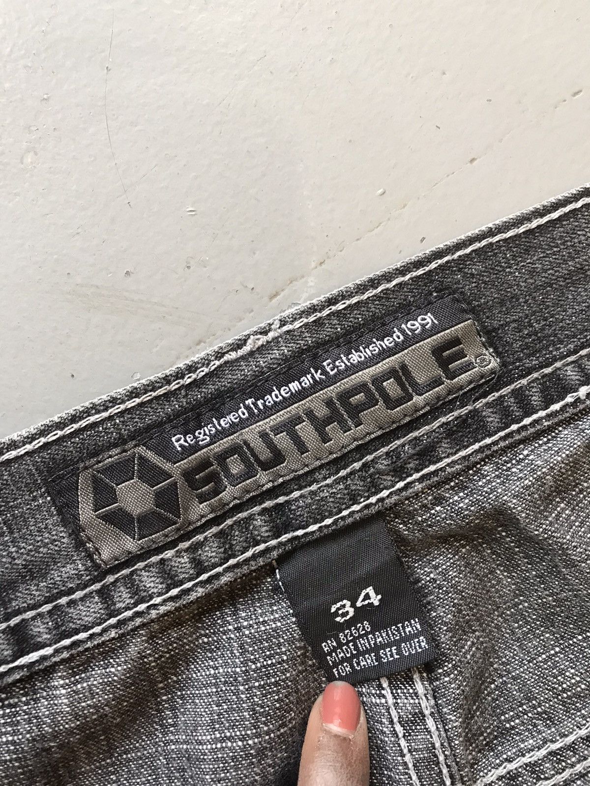 Southpole × Vintage Vintage Southpole brown tab denim Size US 34 / EU 50 - 9 Thumbnail