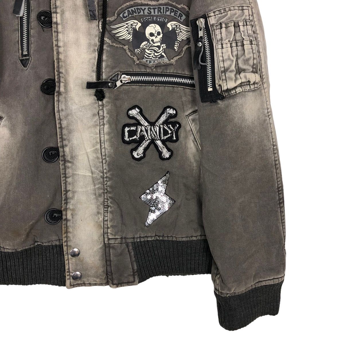 Vintage 🔥Punk Style Biker Jacket Bondage Design Ministry Co. Japan Size M / US 6-8 / IT 42-44 - 5 Thumbnail