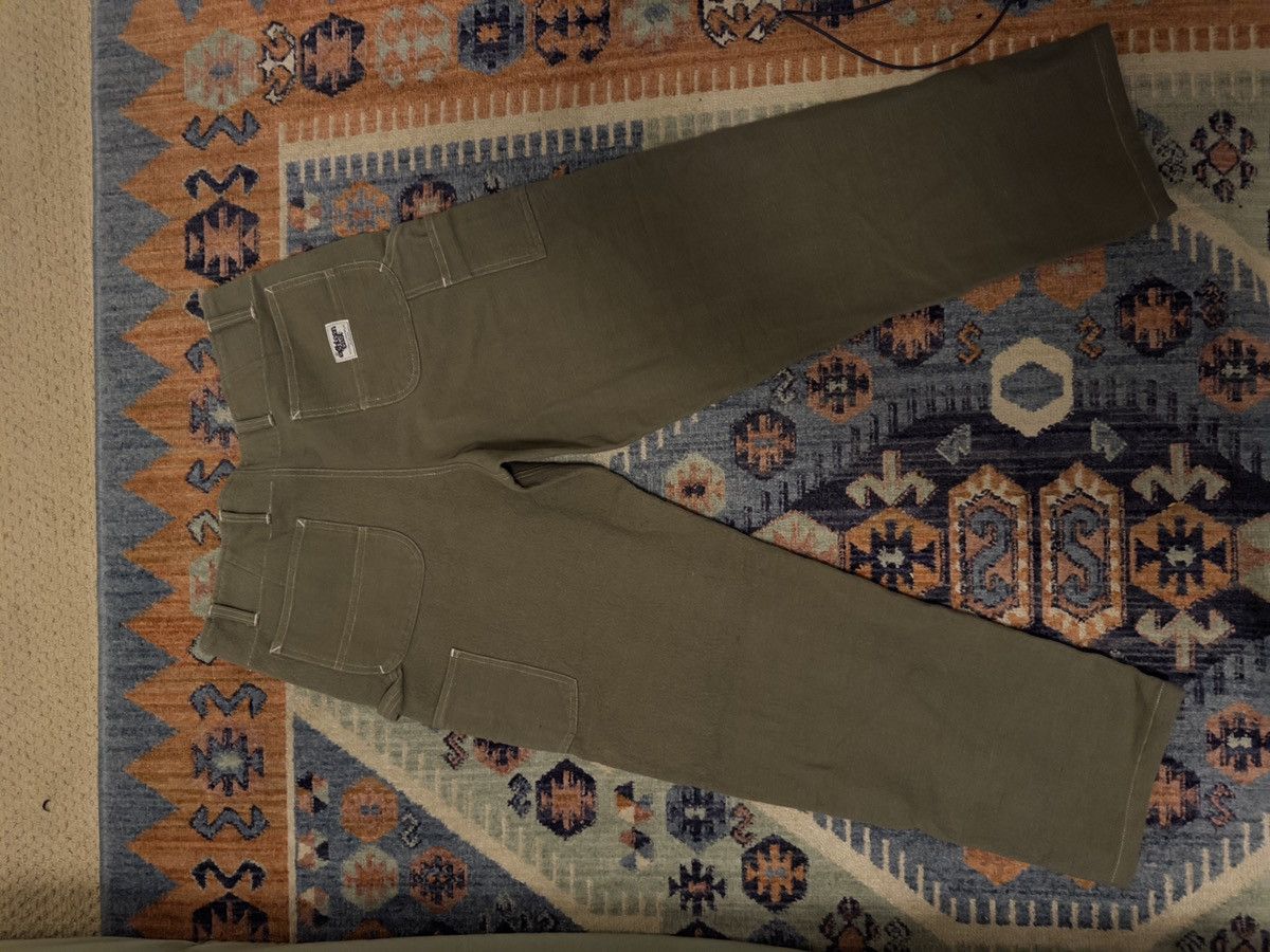 18 East 18 EAST DOUBLE KNEE WORK PANT - AGED SAGE Size US 34 / EU 50 - 6 Thumbnail