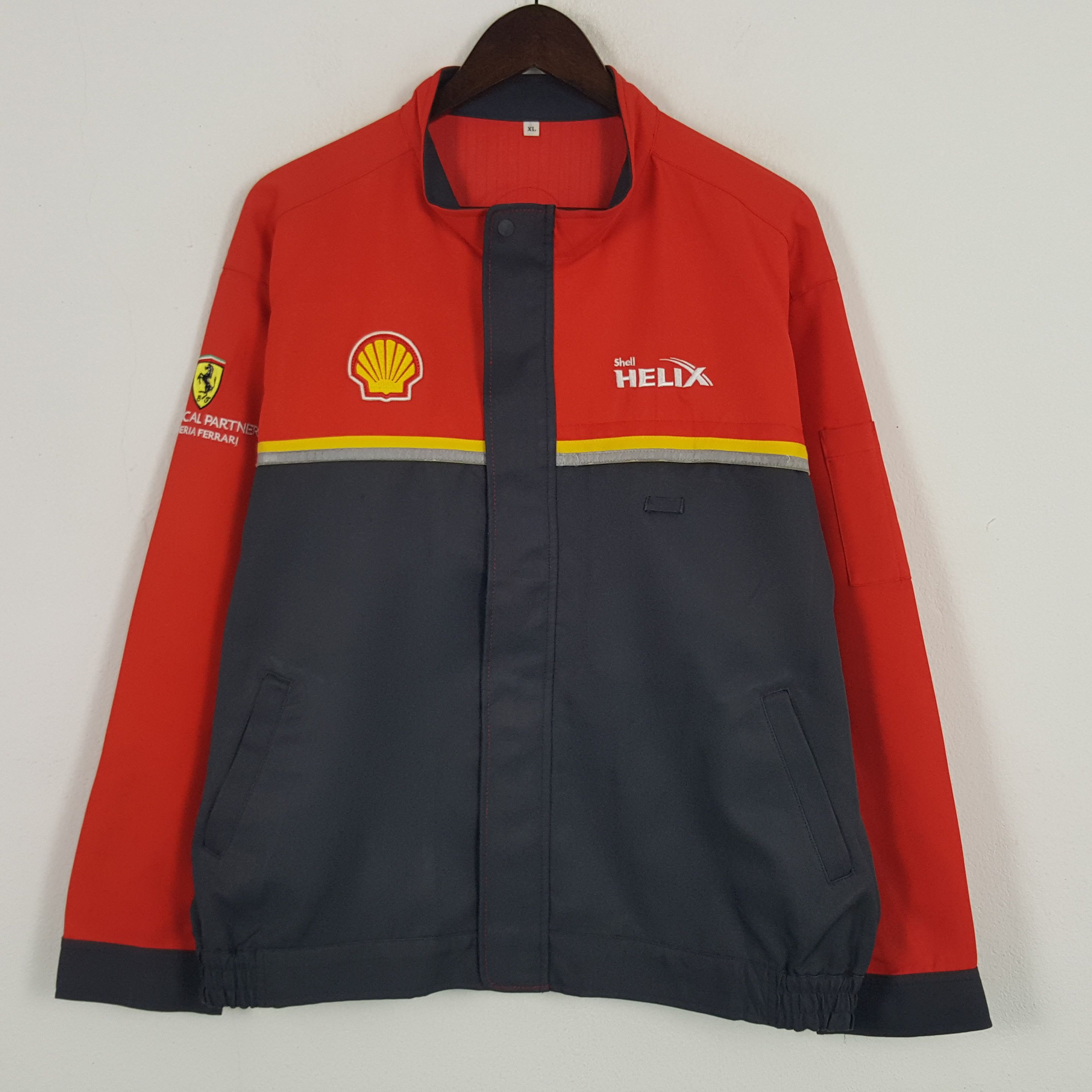 Vintage Shell Helix Worker Uniform Jacket