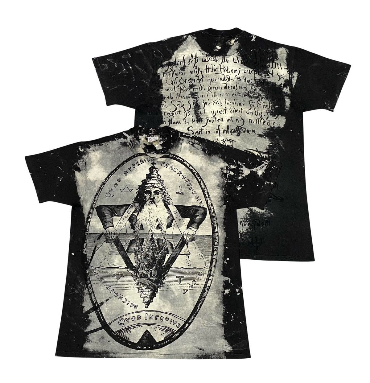 Vintage Rare🔥Vintage 90s Abstract Wizard Mosquitohead Double Sided Size US L / EU 52-54 / 3 - 1 Thumbnail