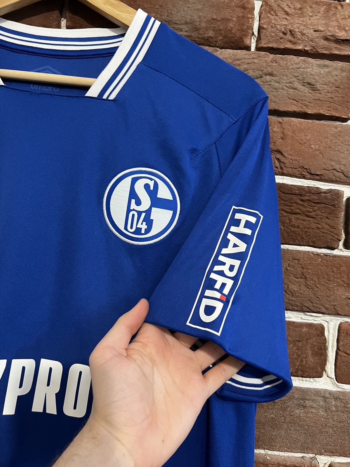Umbro Rare Vintage 00s Schalke 04 Umbro y2k Football Soccer Jersey Size US XL / EU 56 / 4 - 3 Thumbnail