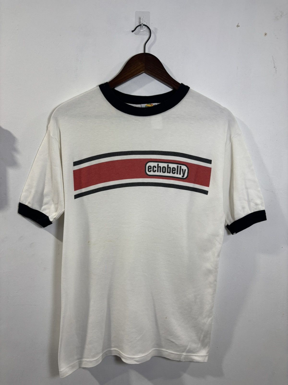Band Tees × Vintage Vintage 90’s Echobelly Ringer Tshirt Size US L / EU 52-54 / 3 - 1 Thumbnail