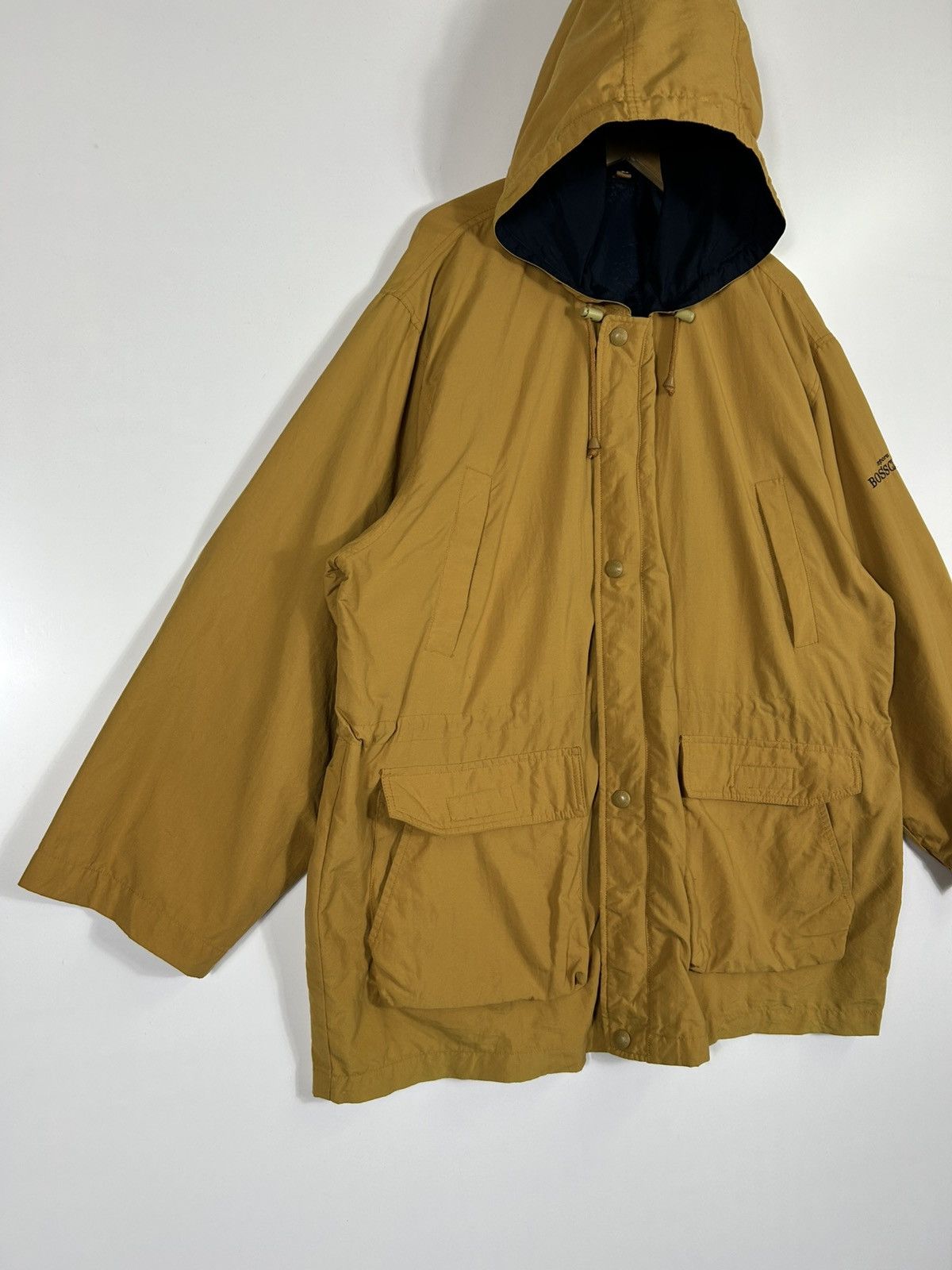 Japanese Brand × Vintage ⚡️Vintage Boss Club Hooded Zipper Parka Jacket Size US L / EU 52-54 / 3 - 2 Thumbnail