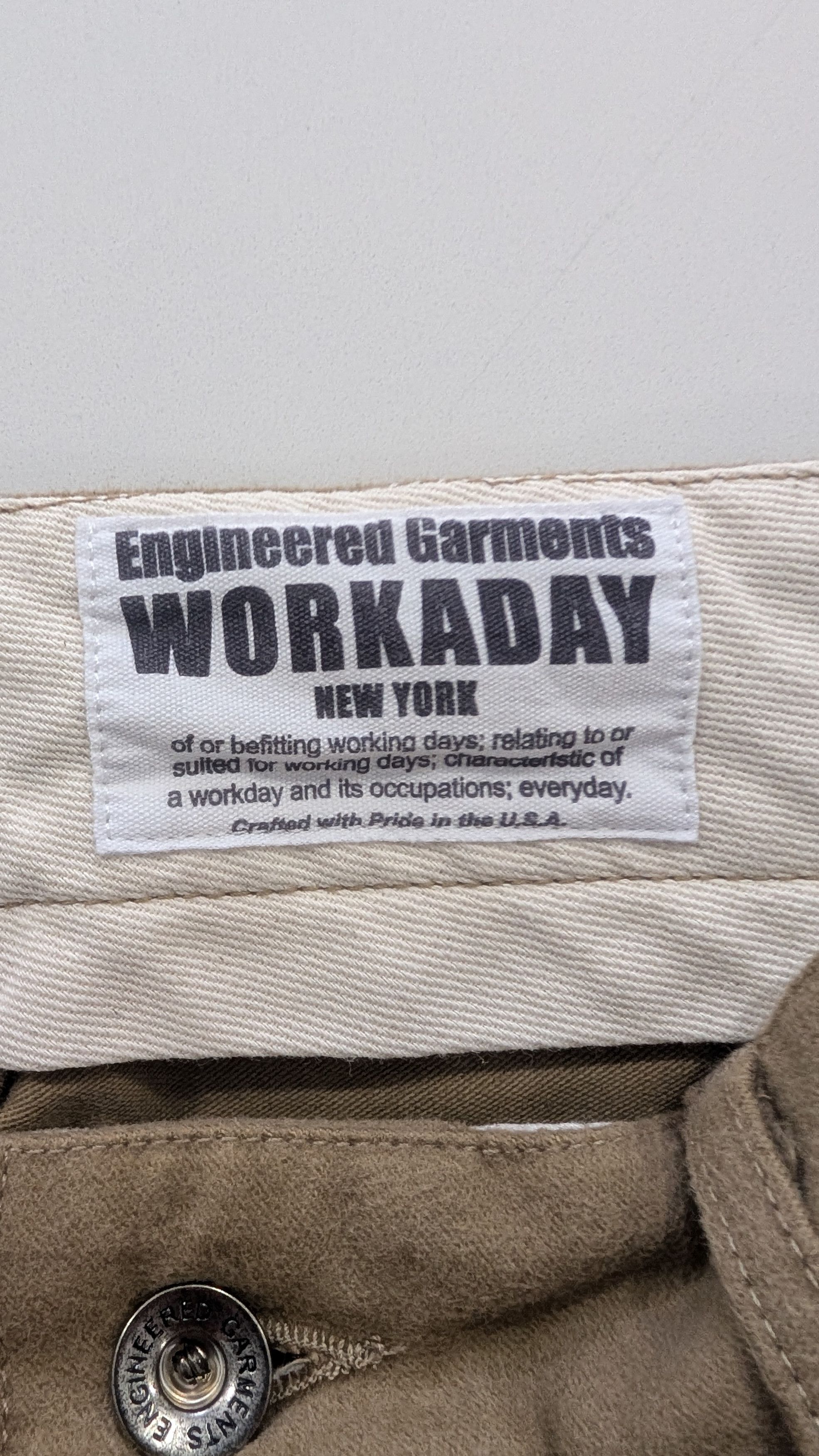 Engineered Garments Engineered Garments Workaday Moleskin Painter Pants XS Size US 30 / EU 46 - 9 Thumbnail