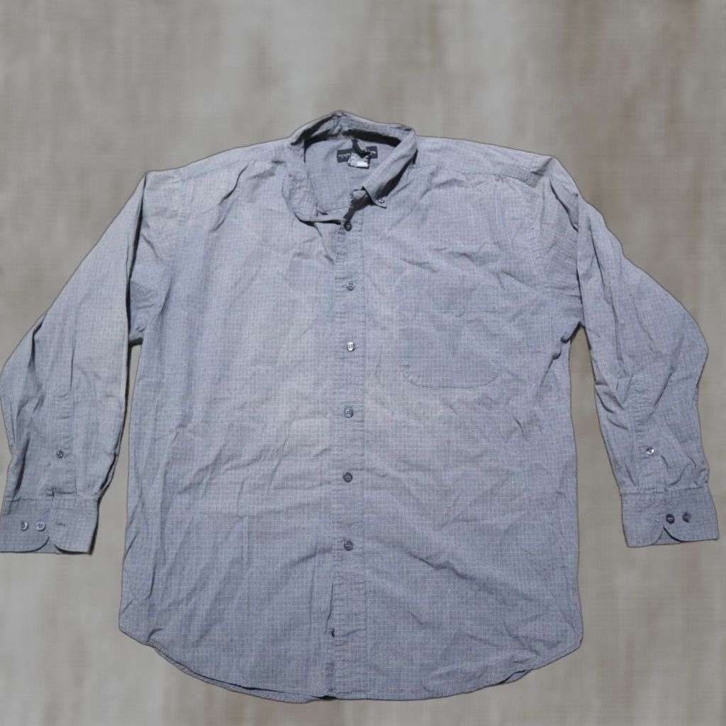 Croft & Barrow Croft & Barrow Shirt Geometric Pattern Button Up Gray Long Sleeve Mens M Size US M / EU 48-50 / 2 - 1 Thumbnail