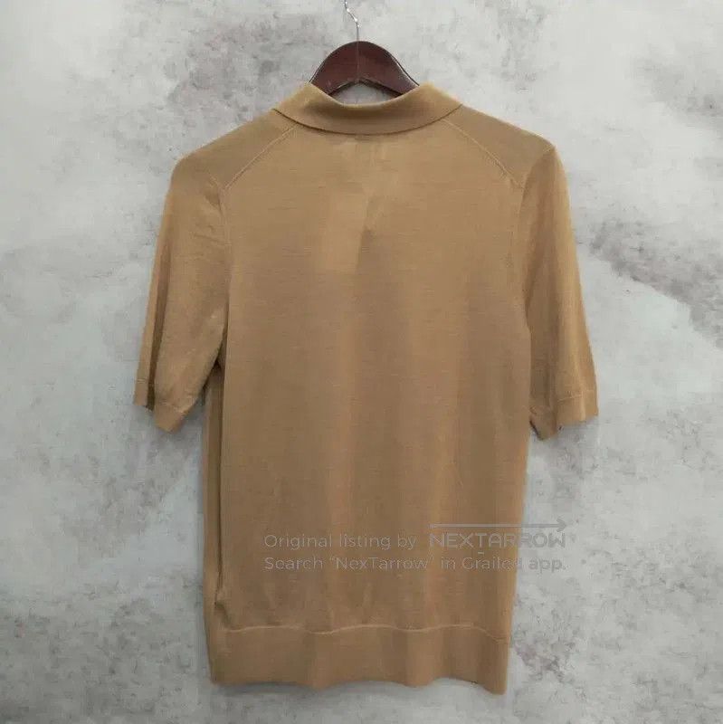 Burberry Burberry Summer Khaki Cotton Women's Tee. Size S / US 4 / IT 40 - 2 Thumbnail