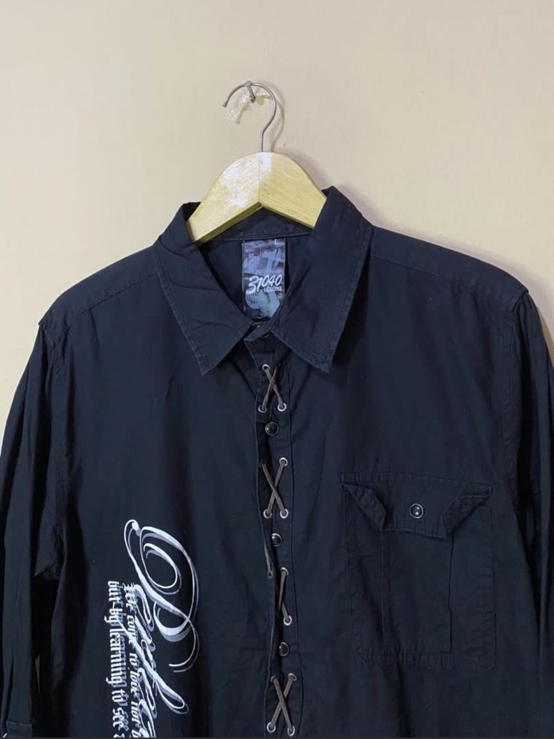 If Six Was Nine 31040 = Skkone Poem Japanese Shirt Size US L / EU 52-54 / 3 - 2 Thumbnail