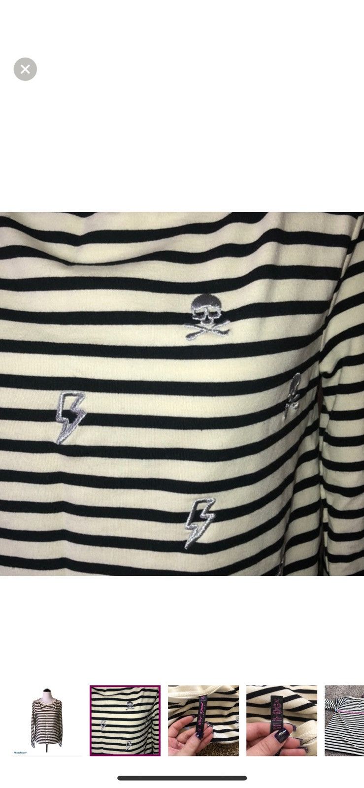 Betsey Johnson Betsey Johnson XS striped performance top Size XS / US 0-2 / IT 36-38 - 4 Thumbnail