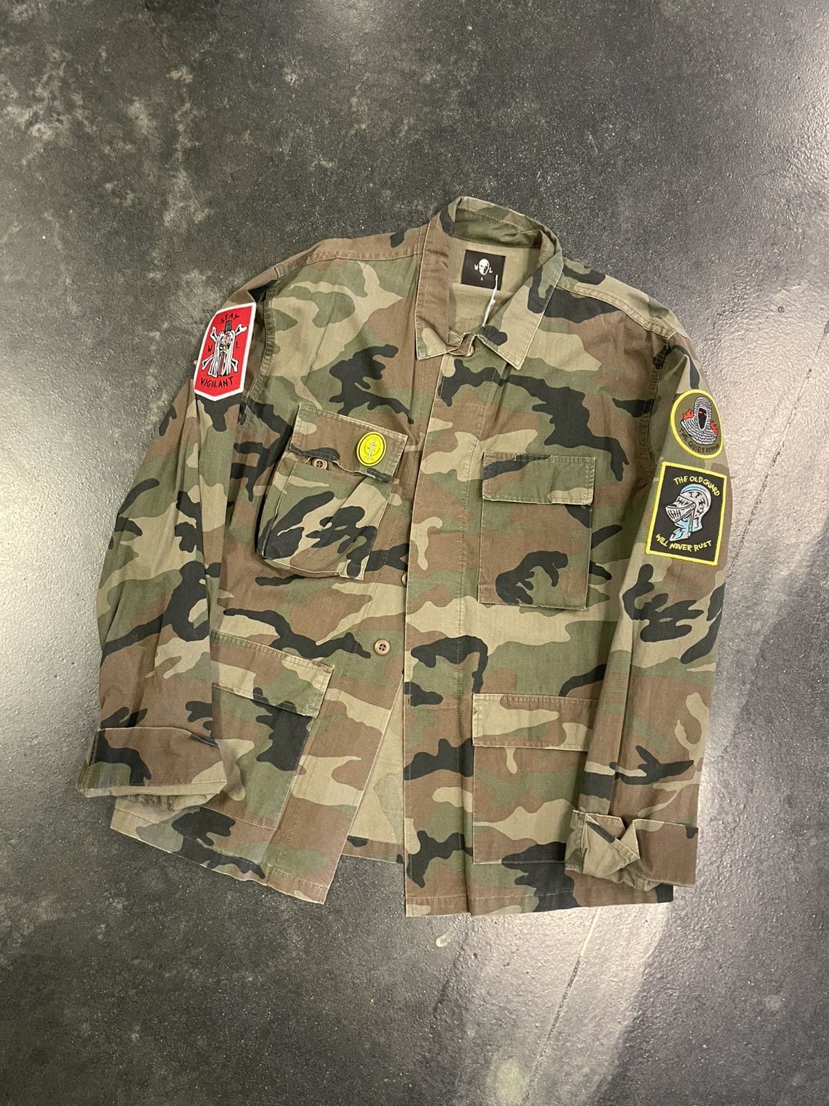 Warren Lotas Warren Lotas Hand Painted Military Jacket Size US L / EU 52-54 / 3 - 2 Thumbnail