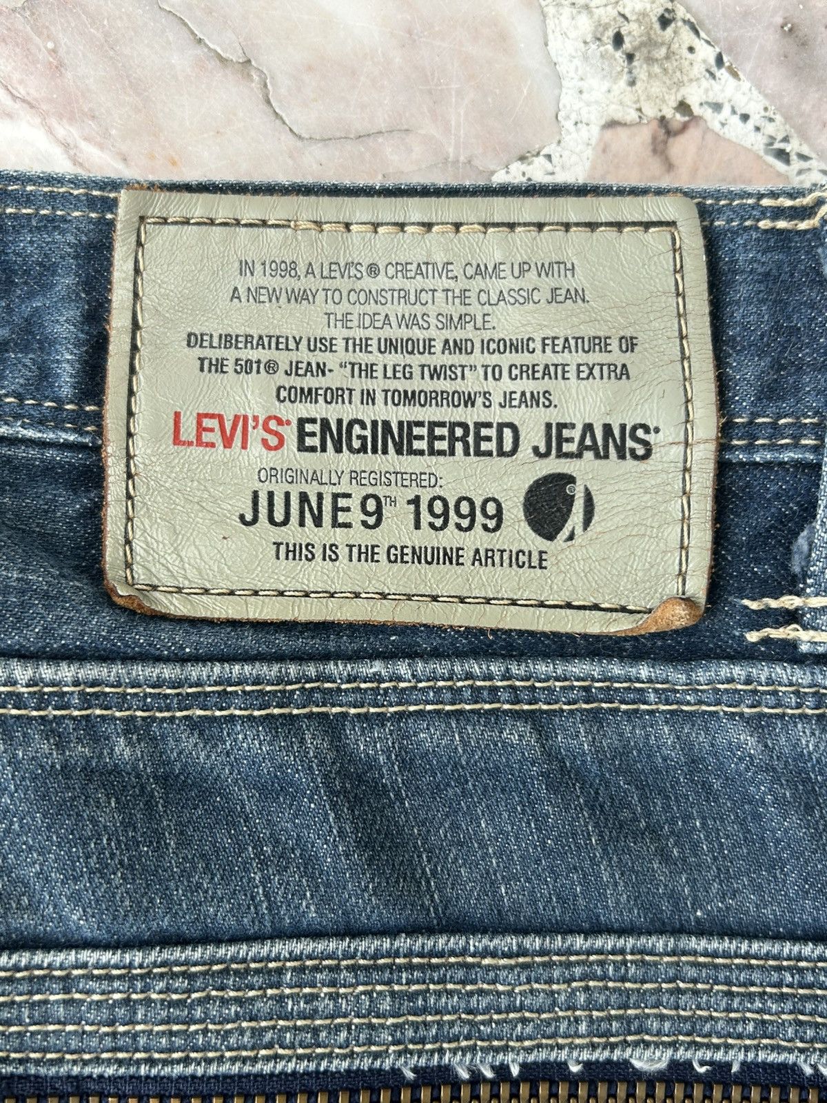 Levi's Levis Engineered Jeans Vintage Japan Denim Size US 31 - 12 Thumbnail