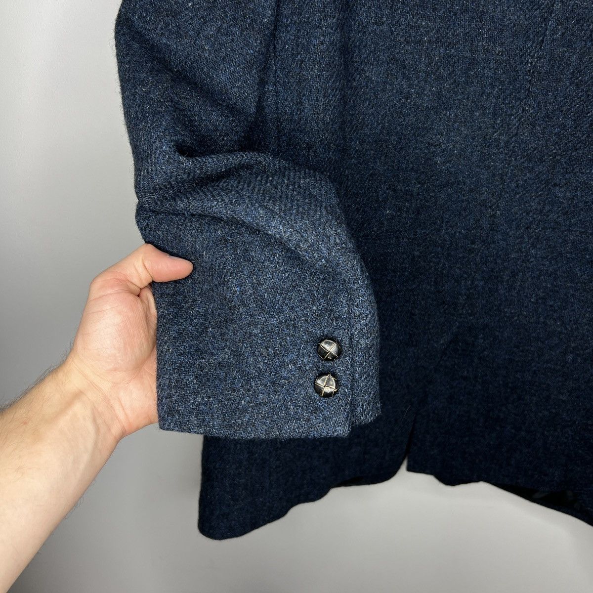Harris Tweed Rare Vintage Harris Tweed Wool Blazer Size M Size 44R - 8 Thumbnail
