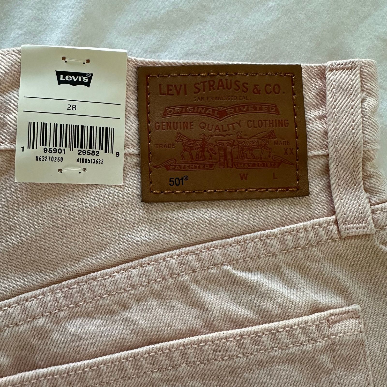Levi's Levi's 501 High Rise Shorts Women's Size 28 Pink NWT Size 28" / US 6 / IT 42 - 5 Thumbnail