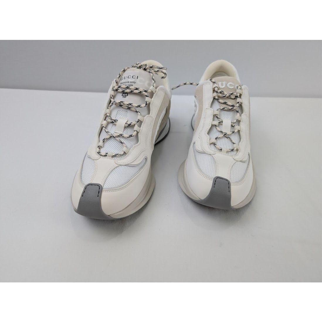 Gucci o1rshd1 Men's Run Sneaker in White Size US 12.5 / EU 45-46 - 7 Thumbnail