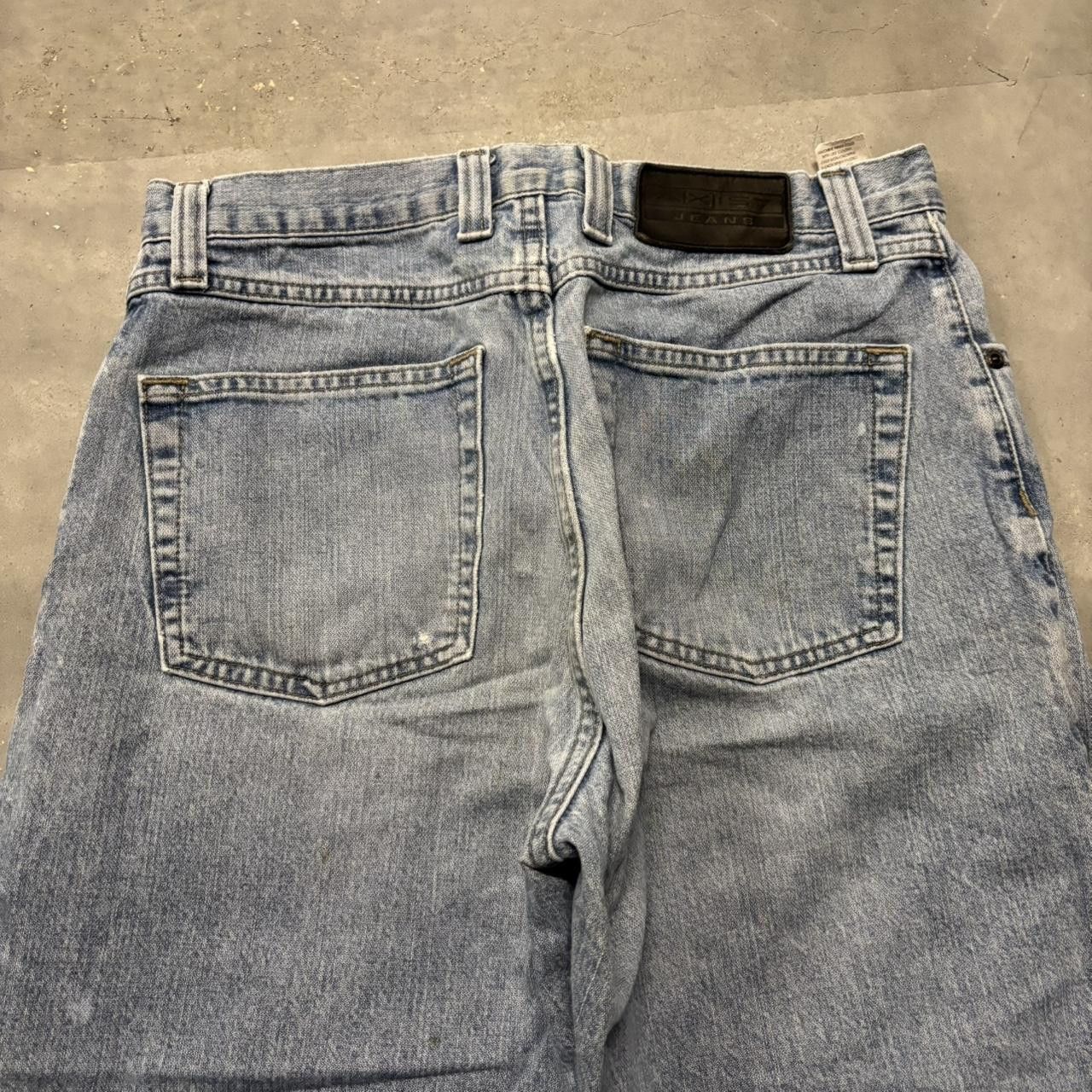 Japanese Brand × Vintage Crazy Vintage Y2K/2000s Light Wash Essential Denim Jeans! Size US 30 / EU 46 - 7 Thumbnail