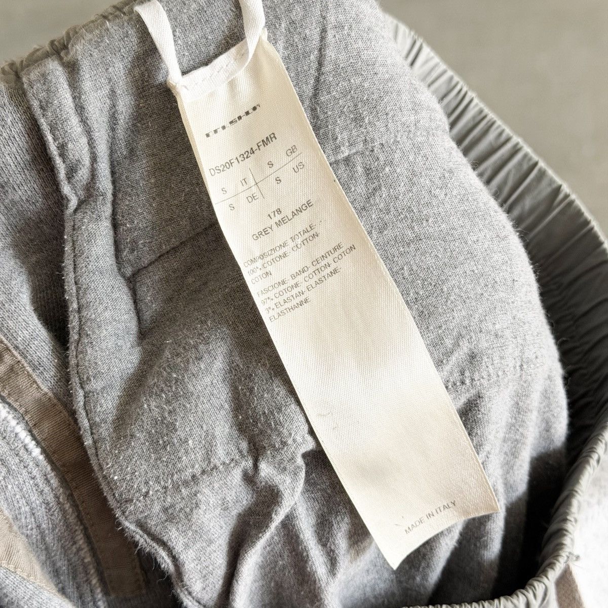 Rick Owens Rick Owens DRKSHDW FW20 Inside Out Reverse Wide Sweatpants Size US 32 / EU 48 - 9 Thumbnail