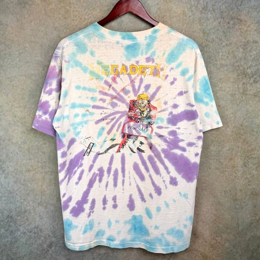 Vintage VINTAGE MEGADETH PEACE SELLS 1986 BAND T SHIRT SZ L Size US L / EU 52-54 / 3 - 3 Thumbnail