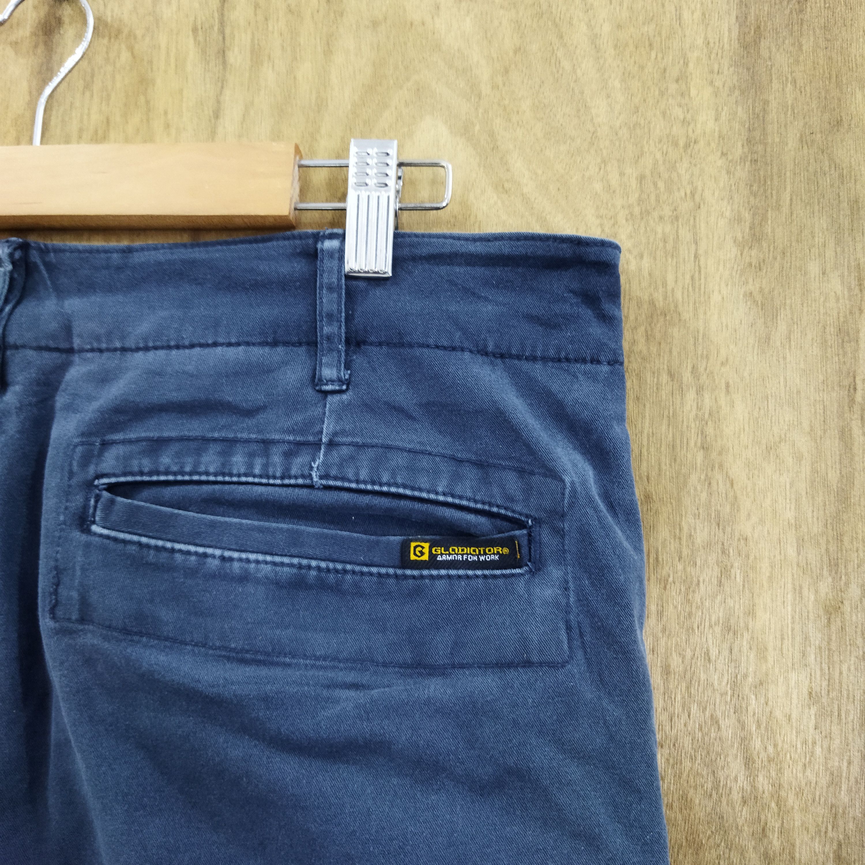 Japanese Brand GLADIATOR DARK BLUE CARGO PANTS Size US 32 / EU 48 - 10 Thumbnail