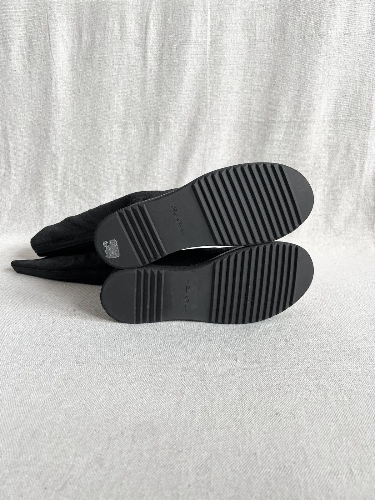 Rick Owens Rick Owens Blistered Leather Creeper Sock Boots Size US 6.5 / IT 36.5 - 4 Thumbnail